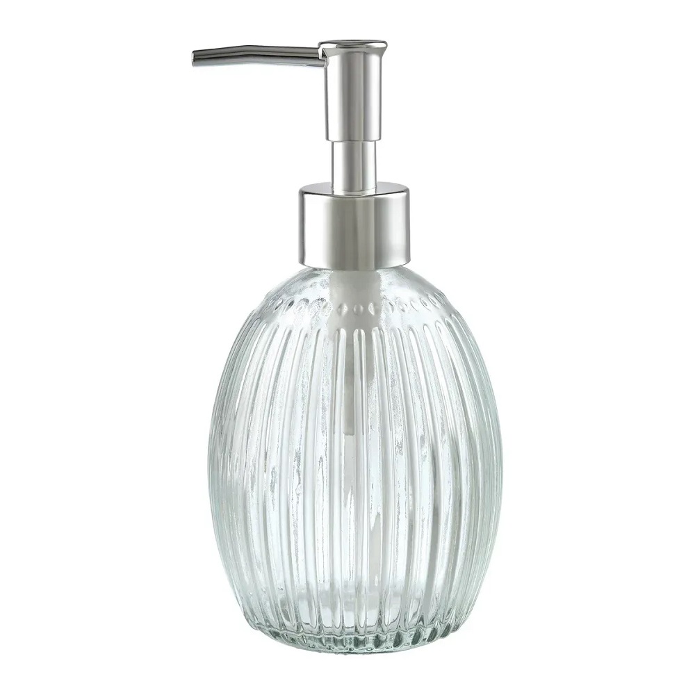 SET DE 2 DISPENSADOR DE JABON FRASCO DE VIDRIO 400ML - 2