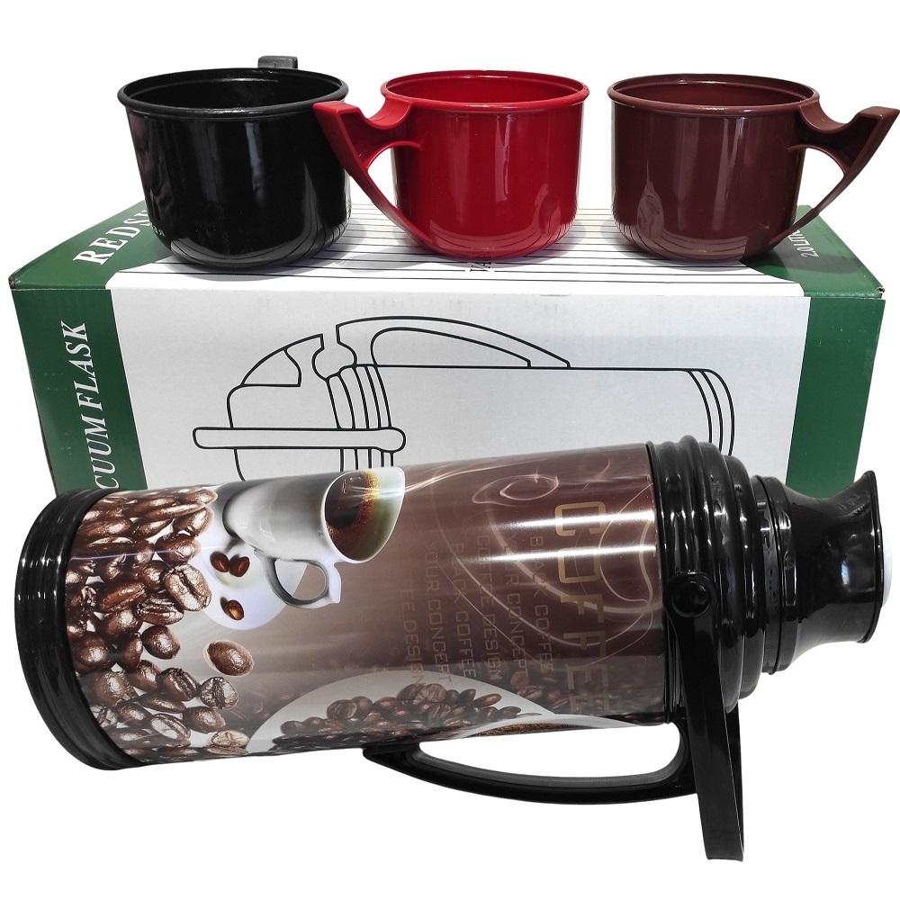 JARRA TÉRMICA CAFETERA DE 2 LITROS TERMO MULTIFUNCIÓN - 3
