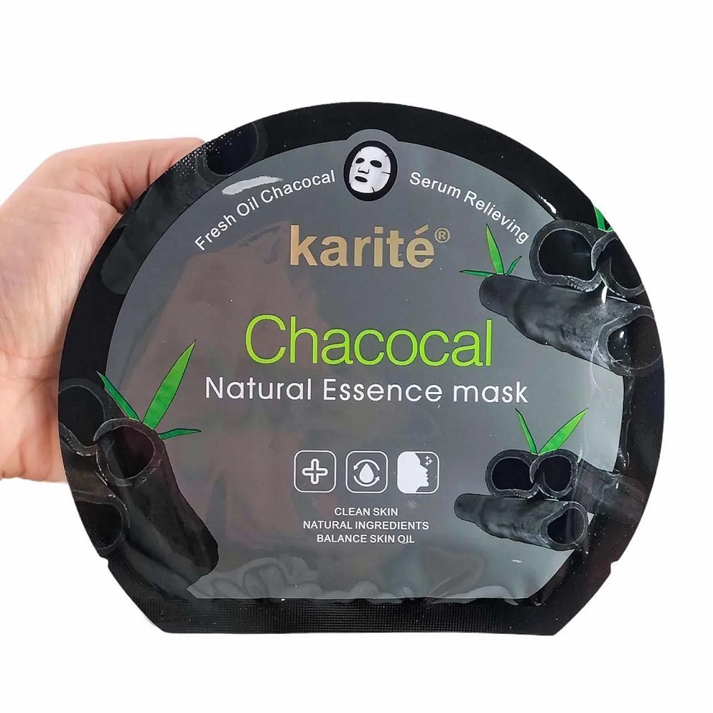 MASCARILLA FACIAL DE CARBÓN ACTIVADO KARITÉ NATURAL 5UNID - 2