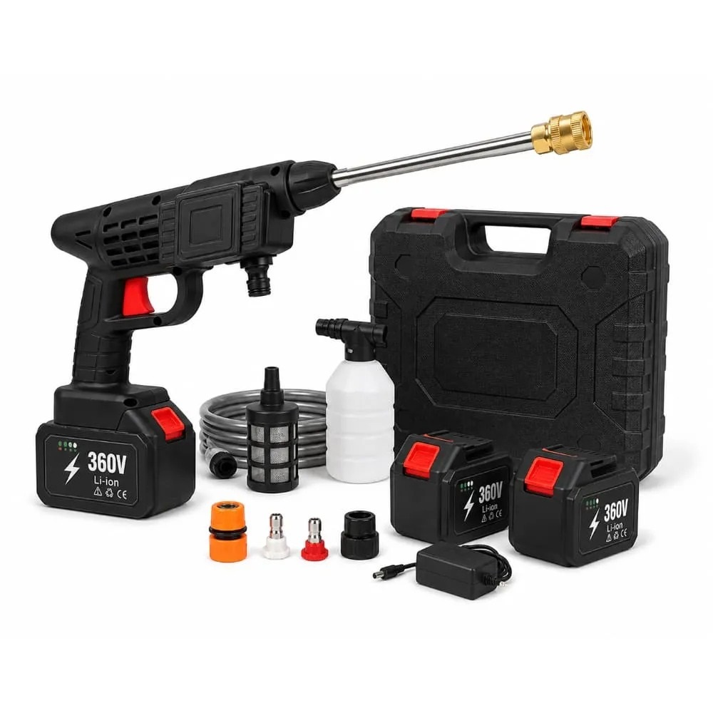 HIDROLAVADORA DE 360 VOLTIOS PISTOLA 4 MODOS DE PRESION - 1