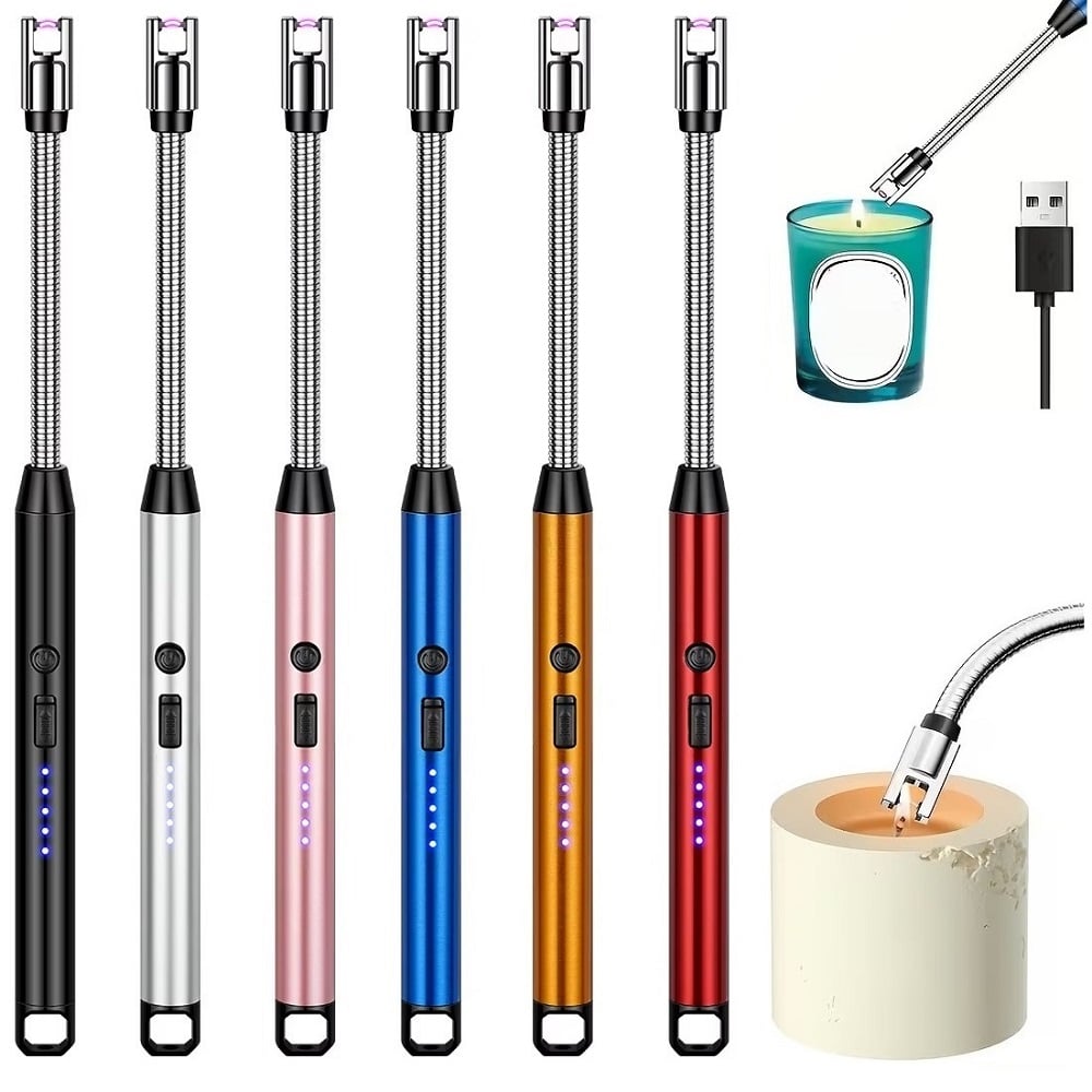SET DE 2 ENCENDEDORES ELÉCTRICOS DE COCINA RECARGABLE USB - 1