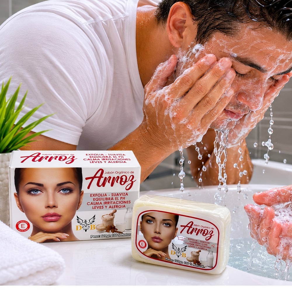 BLISTER DE 4 JABONES DE GLICERINA DE ARROZ HIDRATANTE - 3