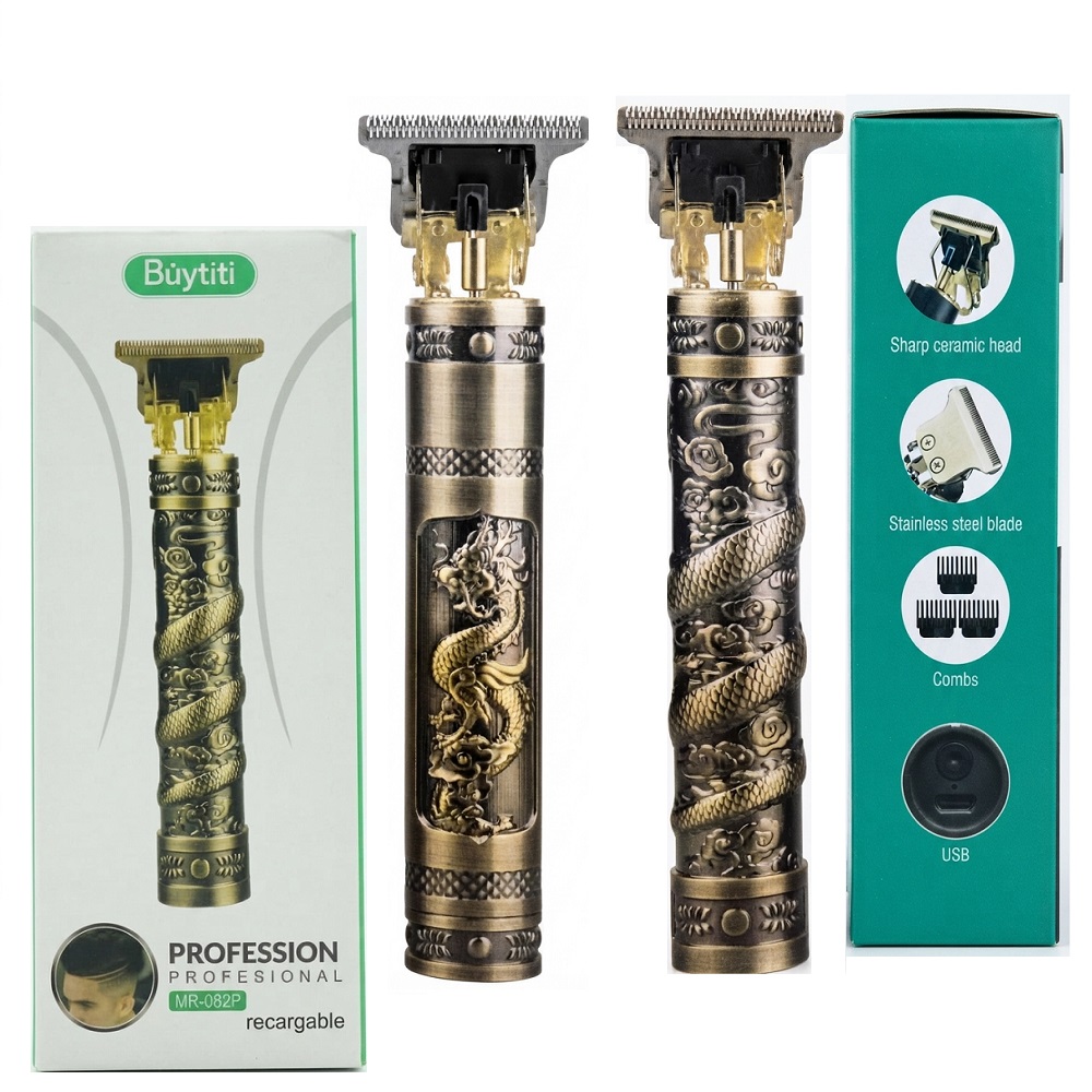 2 MAQUINAS TRIMMER PROFESIONAL MR-082P RECARGABLE DISEÑO DE CABELLO Y BARBA - 1