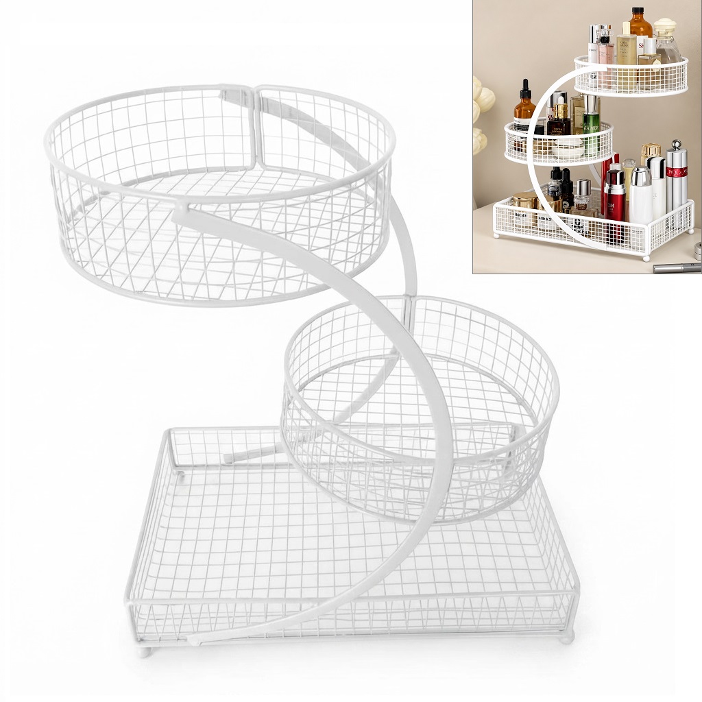 ORGANIZADOR ENCIMERA 3 NIVELES ACERO INOXIDABLE MULTIUSO - 1