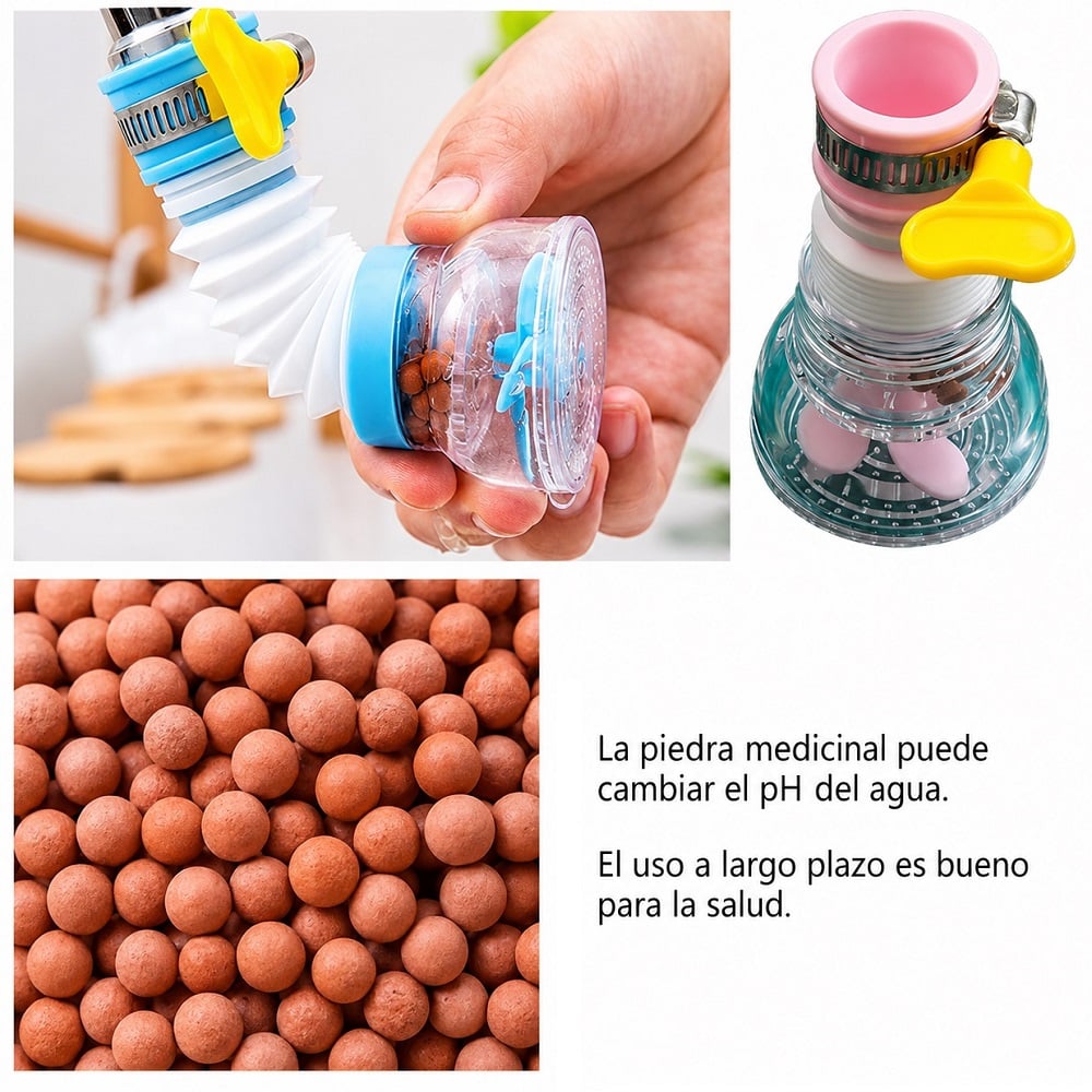 4 ROMPE CHORROS FILTRO AHORRADOR DE AGUA PARA CAÑO - 4