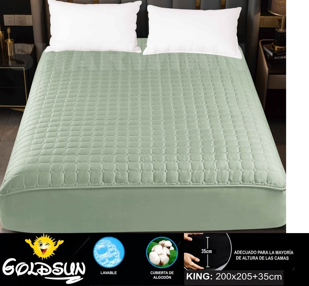 PROTECTOR IMPERMEABLE PARA COLCHON COBERTOR KING - 1
