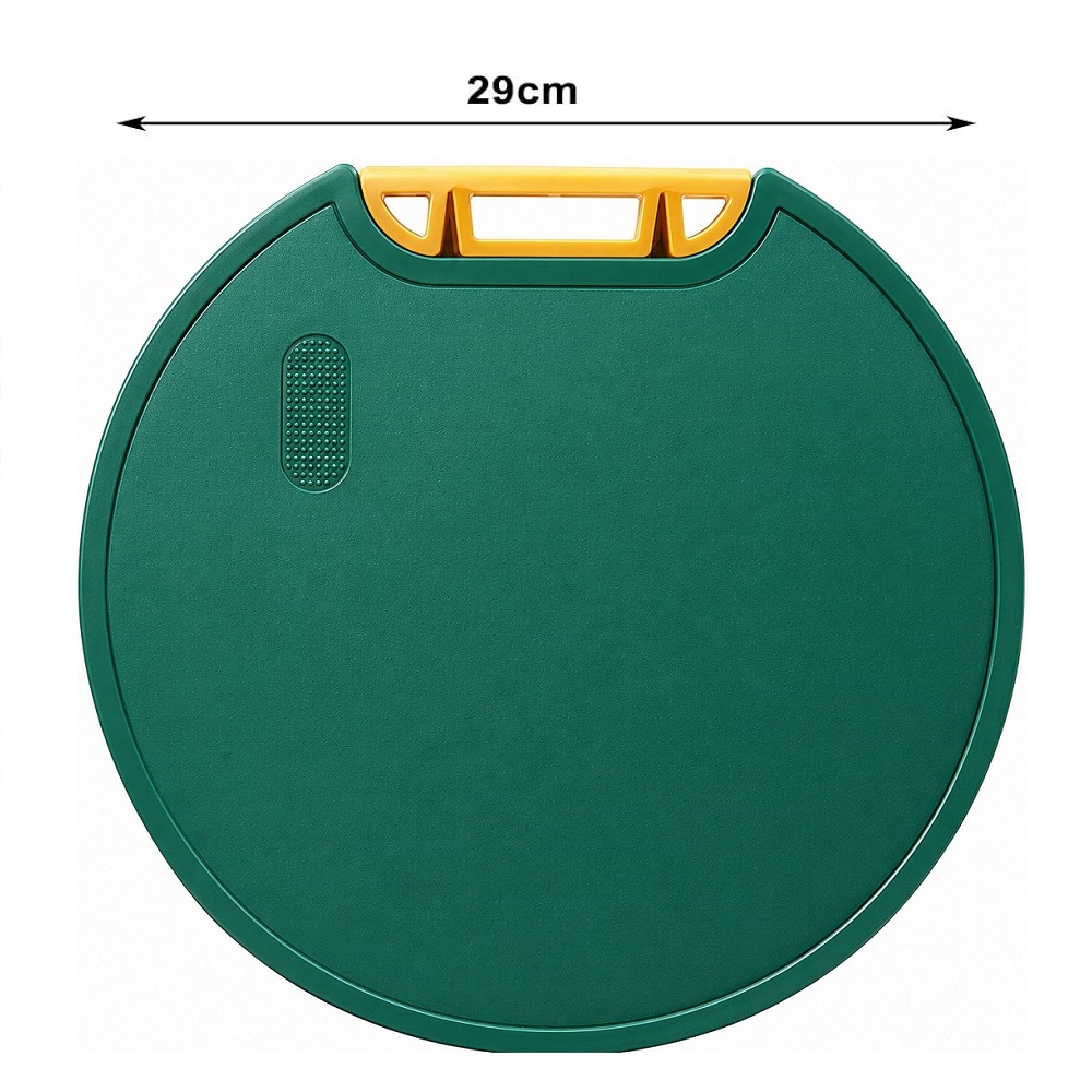 2 TABLAS DE PICAR REDONDAS  GIRATORIAS PARA VERDURAS Y CARNES - 3