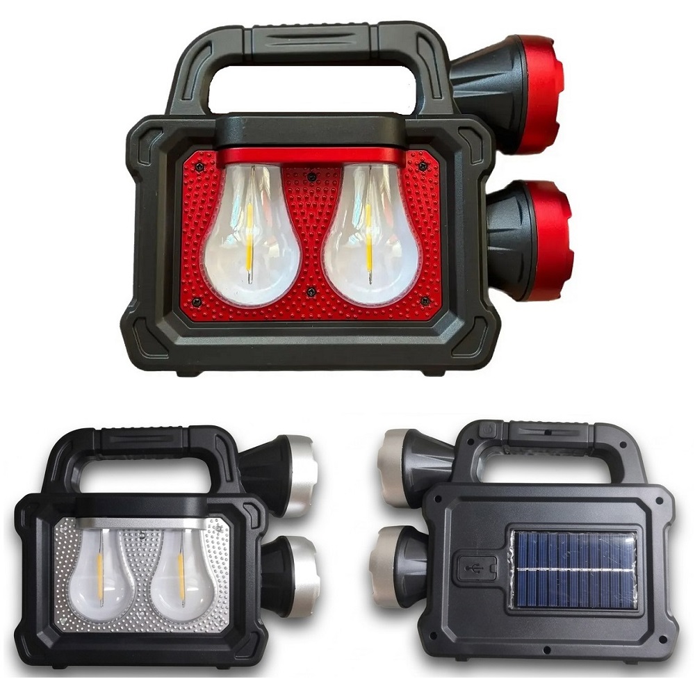 LAMPARA PORTATIL MULTIFUCIONAL LINTERNA SOLAR - 1