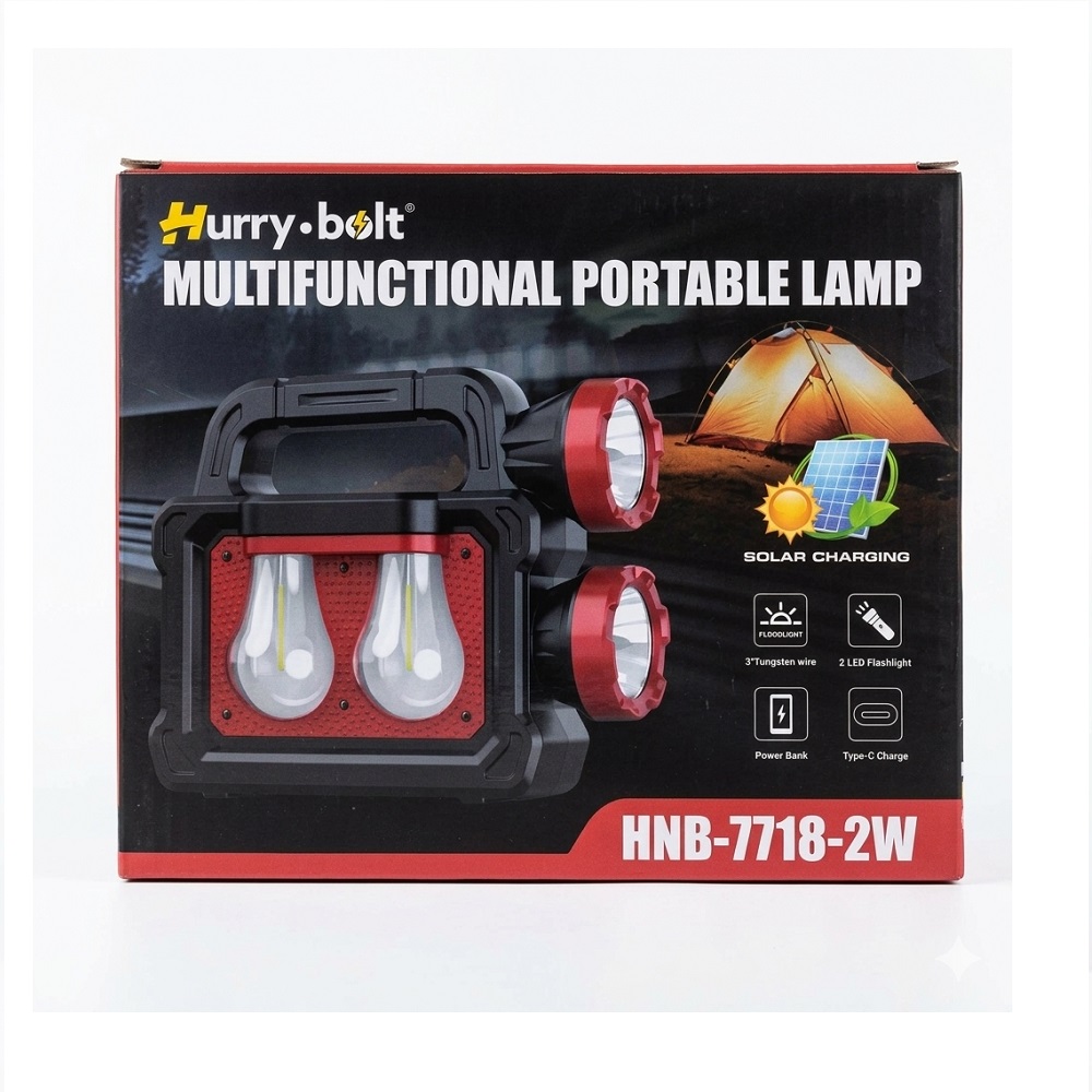 LAMPARA PORTATIL MULTIFUCIONAL LINTERNA SOLAR - 3