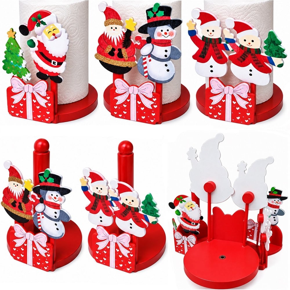 PORTA ROLLO DE SERVILLETAS ROLLOS DE PAPEL SET DE 2 - 1