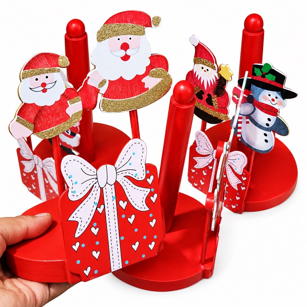 PORTA ROLLO DE SERVILLETAS ROLLOS DE PAPEL SET DE 2 - 3