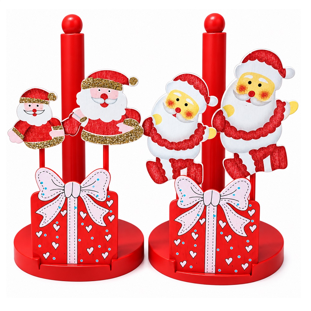 PORTA ROLLO DE SERVILLETAS ROLLOS DE PAPEL SET DE 2 - 4