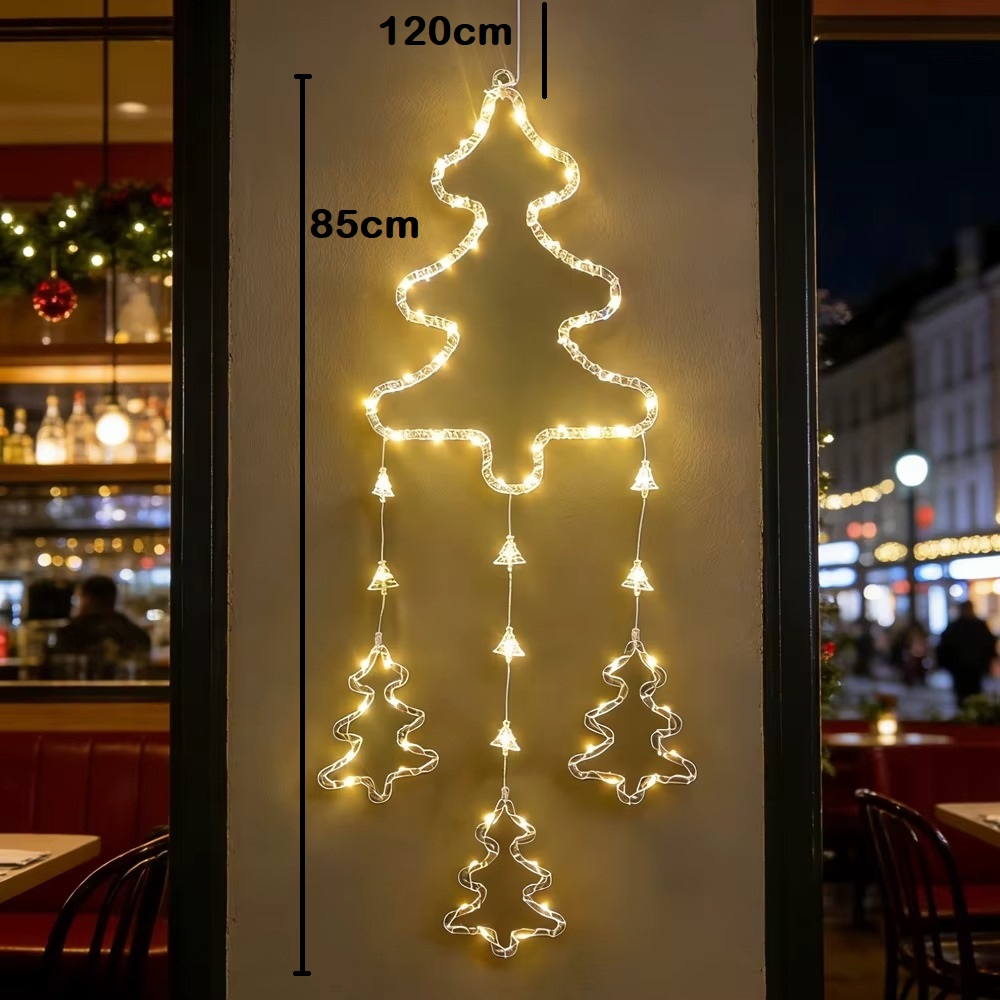 LUCES LED DECORATIVAS NAVIDEÑAS LUCES COLGANTES AMBAR - 2