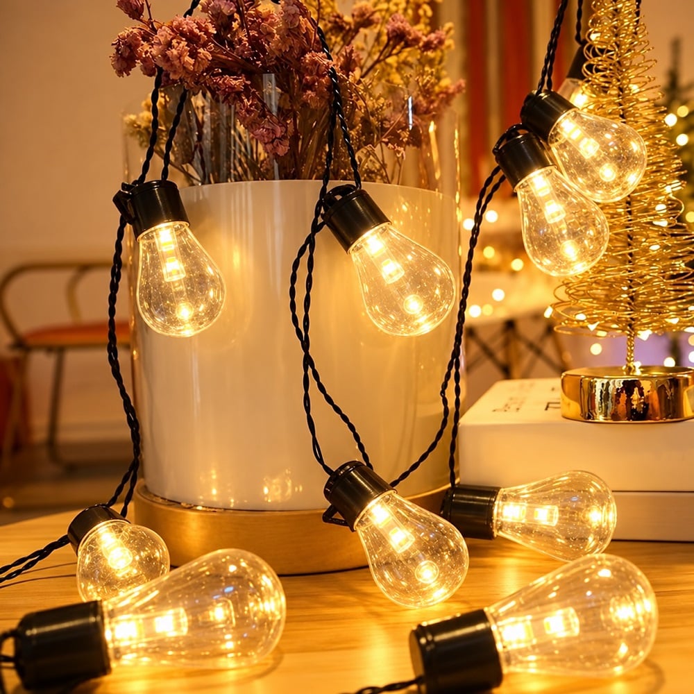LUCES LED PARA TERRAZA DECORATIVAS 5MTS 20 FOCOS - 1