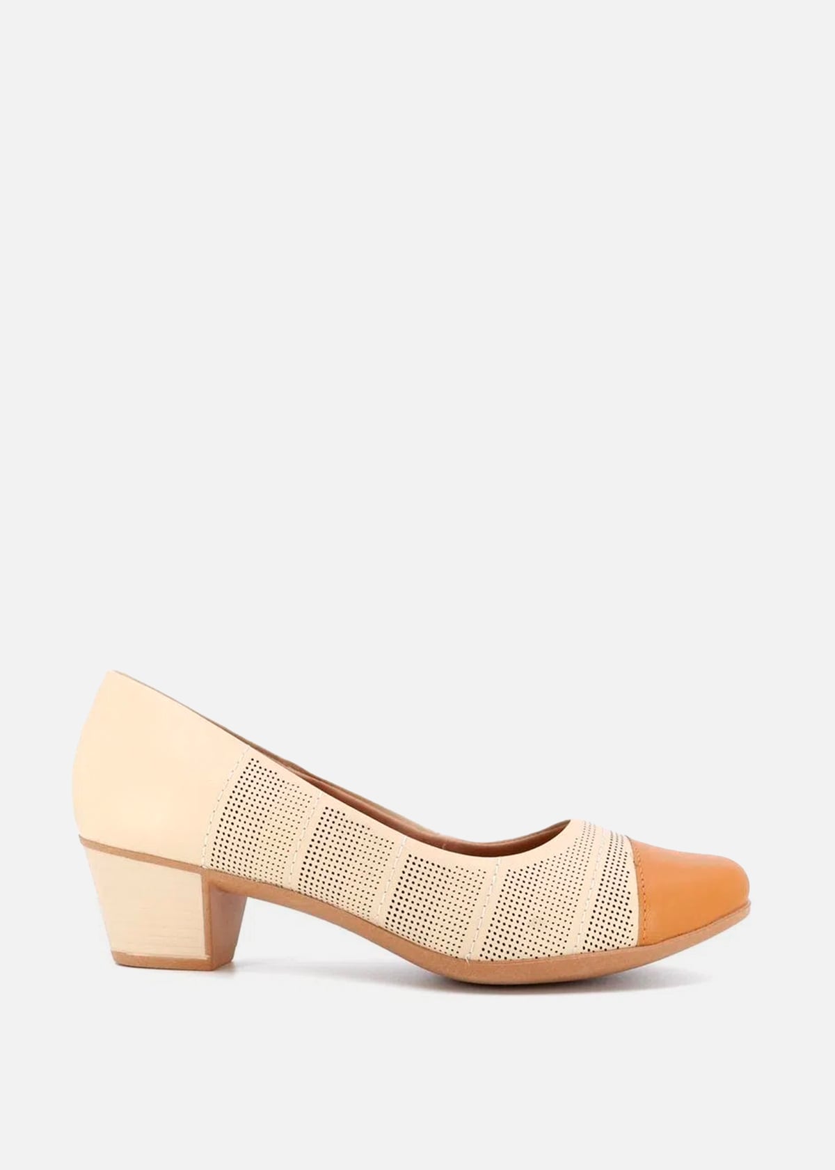 ZAPATOS CASUALES MUJER USAFLEX CUERO VAINILLA SCARPIN USA AC3217002 - 1