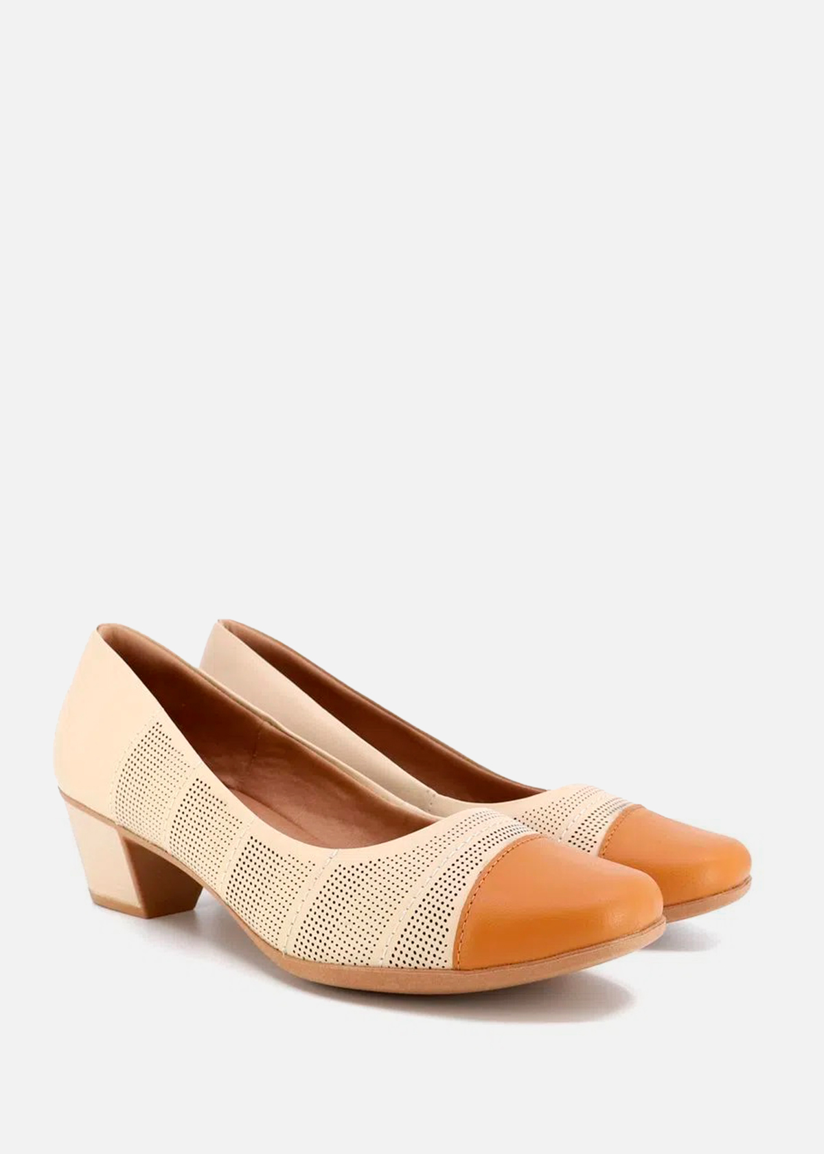 ZAPATOS CASUALES MUJER USAFLEX CUERO VAINILLA SCARPIN USA AC3217002 - 2