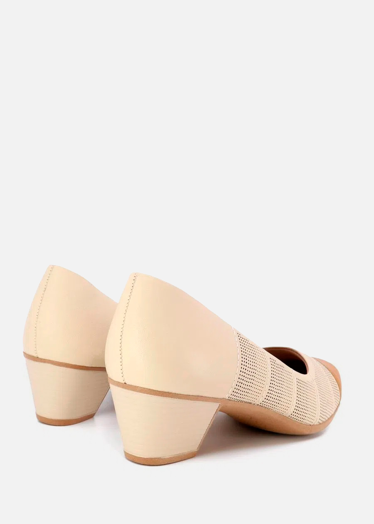 ZAPATOS CASUALES MUJER USAFLEX CUERO VAINILLA SCARPIN USA AC3217002 - 3