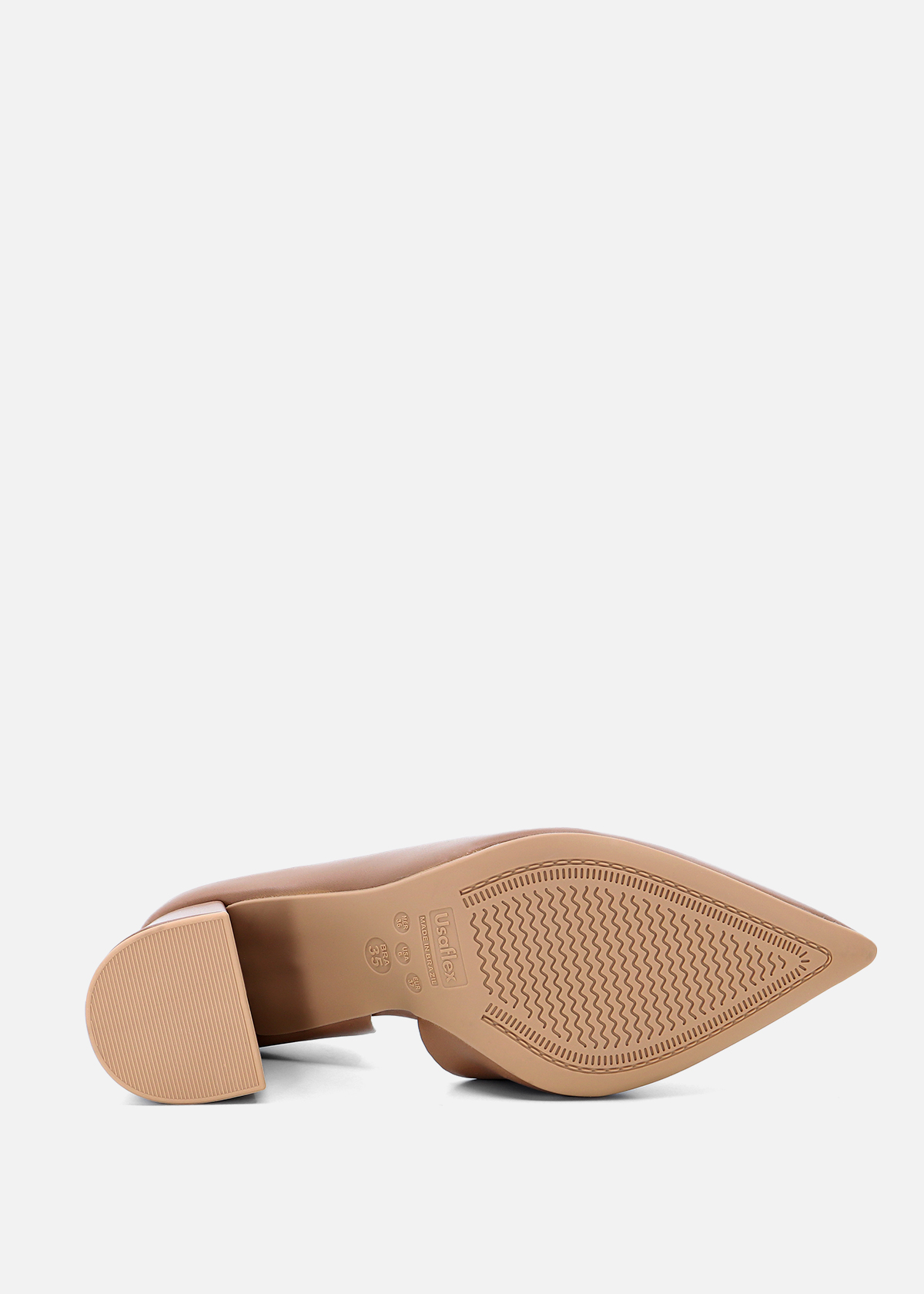 ZAPATOS CASUALES MUJER USAFLEX CUERO CAMEL SCARPIN USA AH0508006 - 3