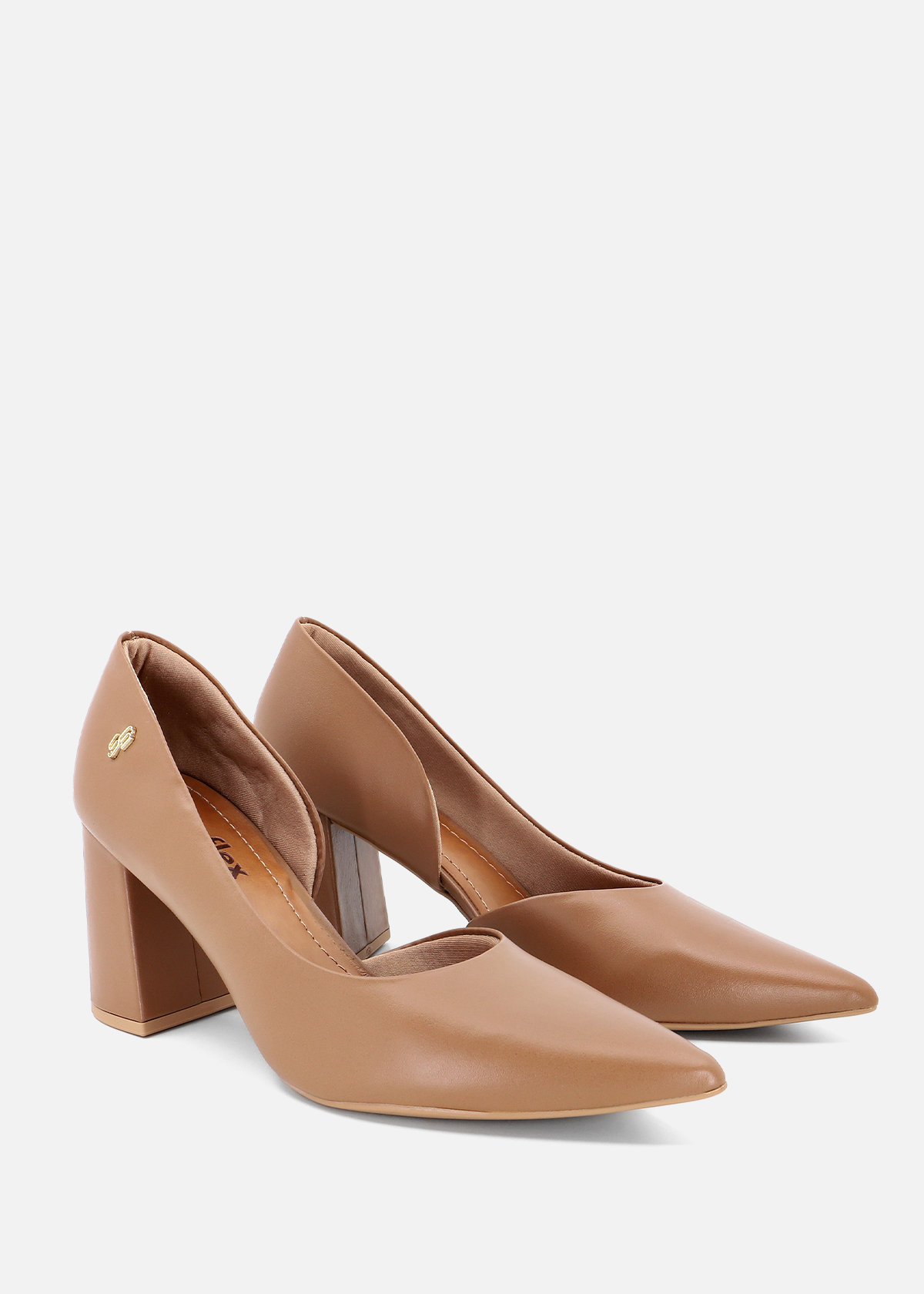 ZAPATOS CASUALES MUJER USAFLEX CUERO CAMEL SCARPIN USA AH0508006 - 4
