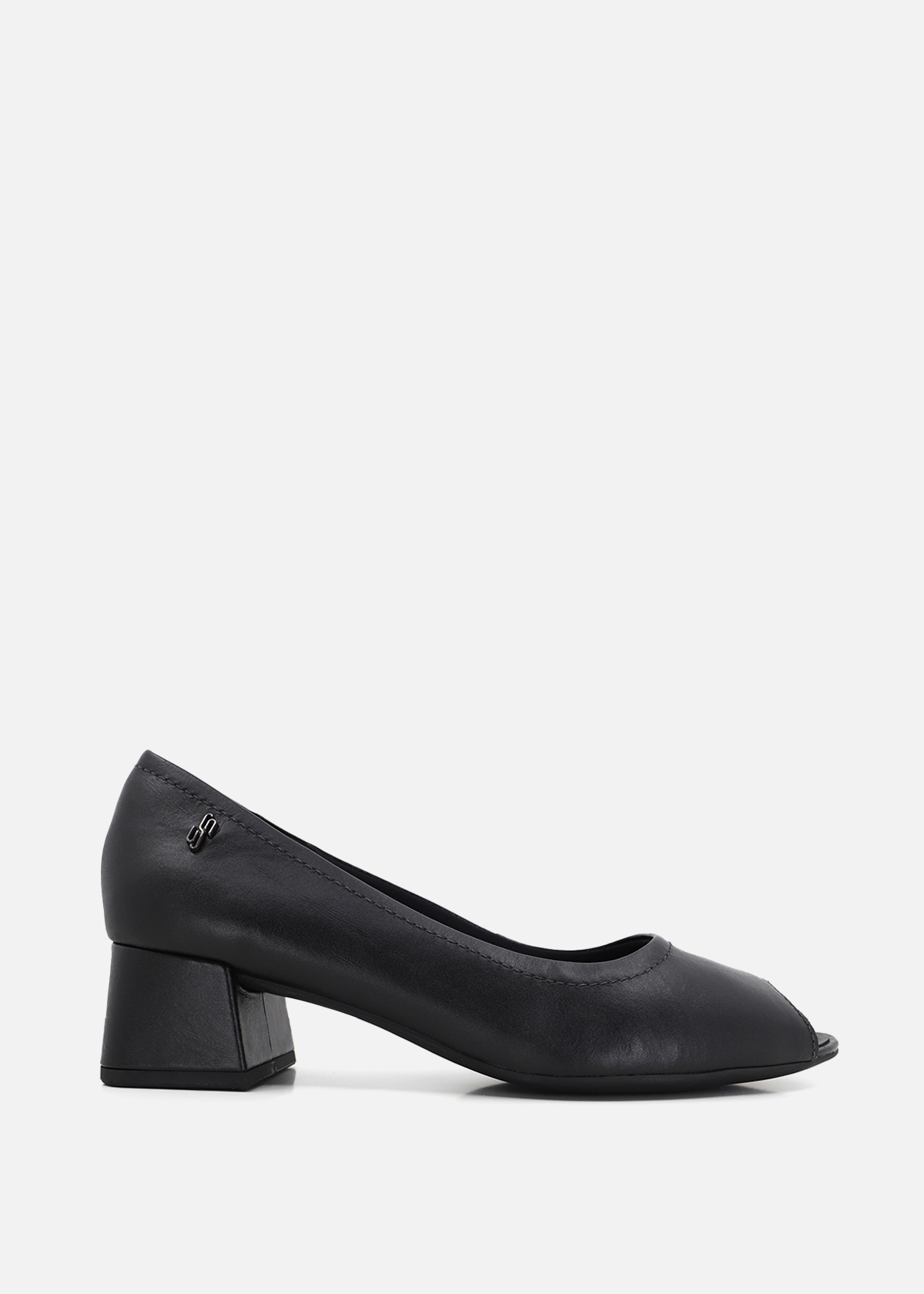 ZAPATOS CASUALES MUJER USAFLEX CUERO NEGRO PUNTA ABIERTA USA AG1613004 - 1
