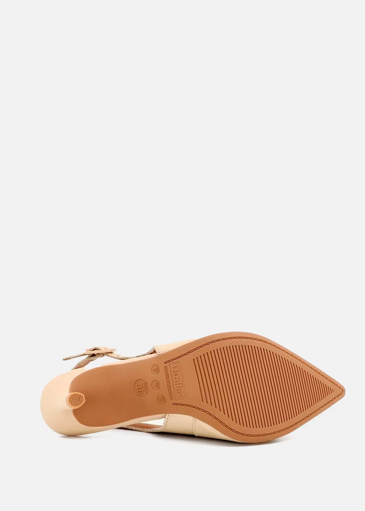 ZAPATOS CASUALES MUJER USAFLEX CUERO VAINILLA SCARPIN USA AH1910011 - 4