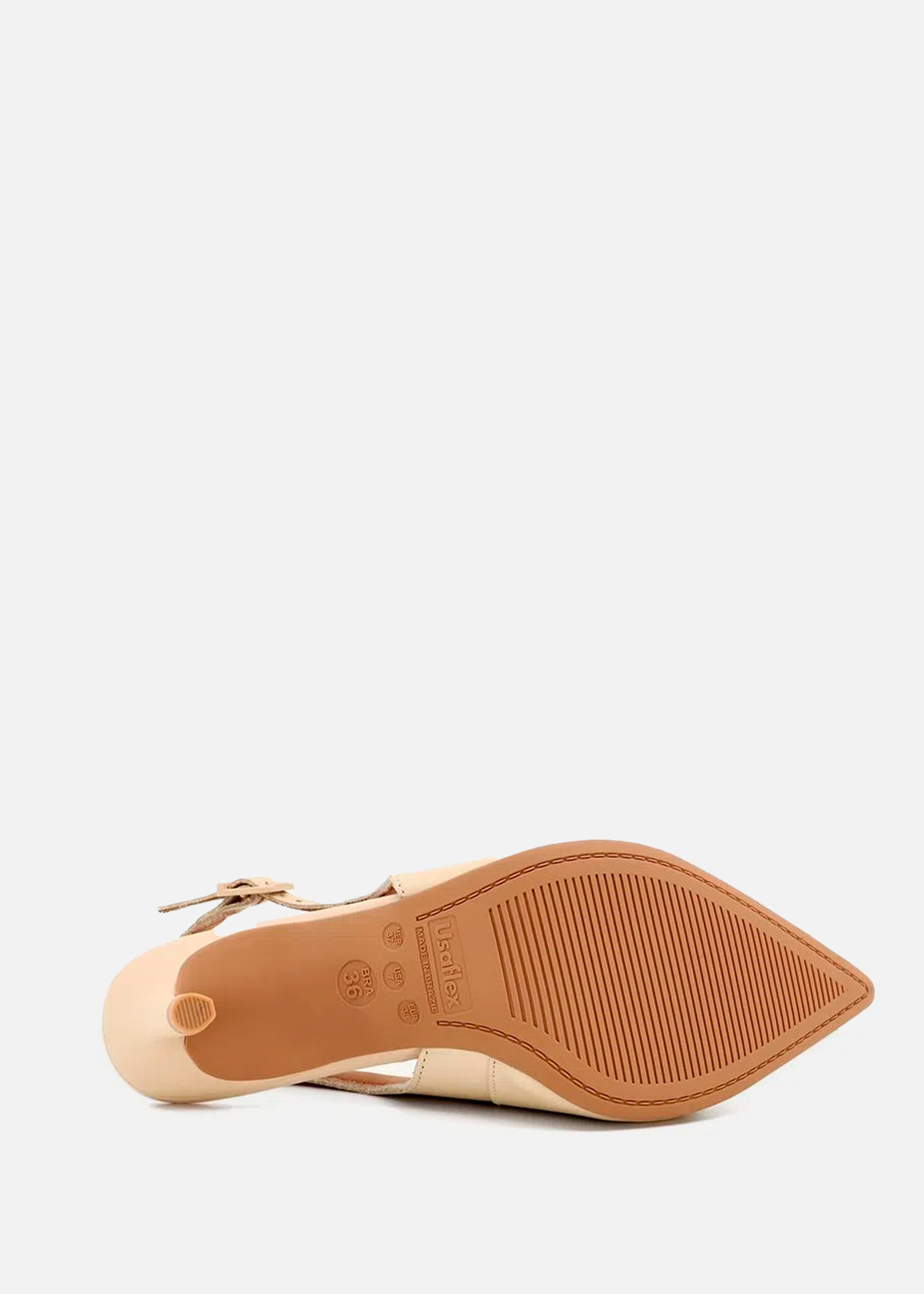 ZAPATOS CASUALES MUJER USAFLEX CUERO VAINILLA SCARPIN USA AH1910011 - 4