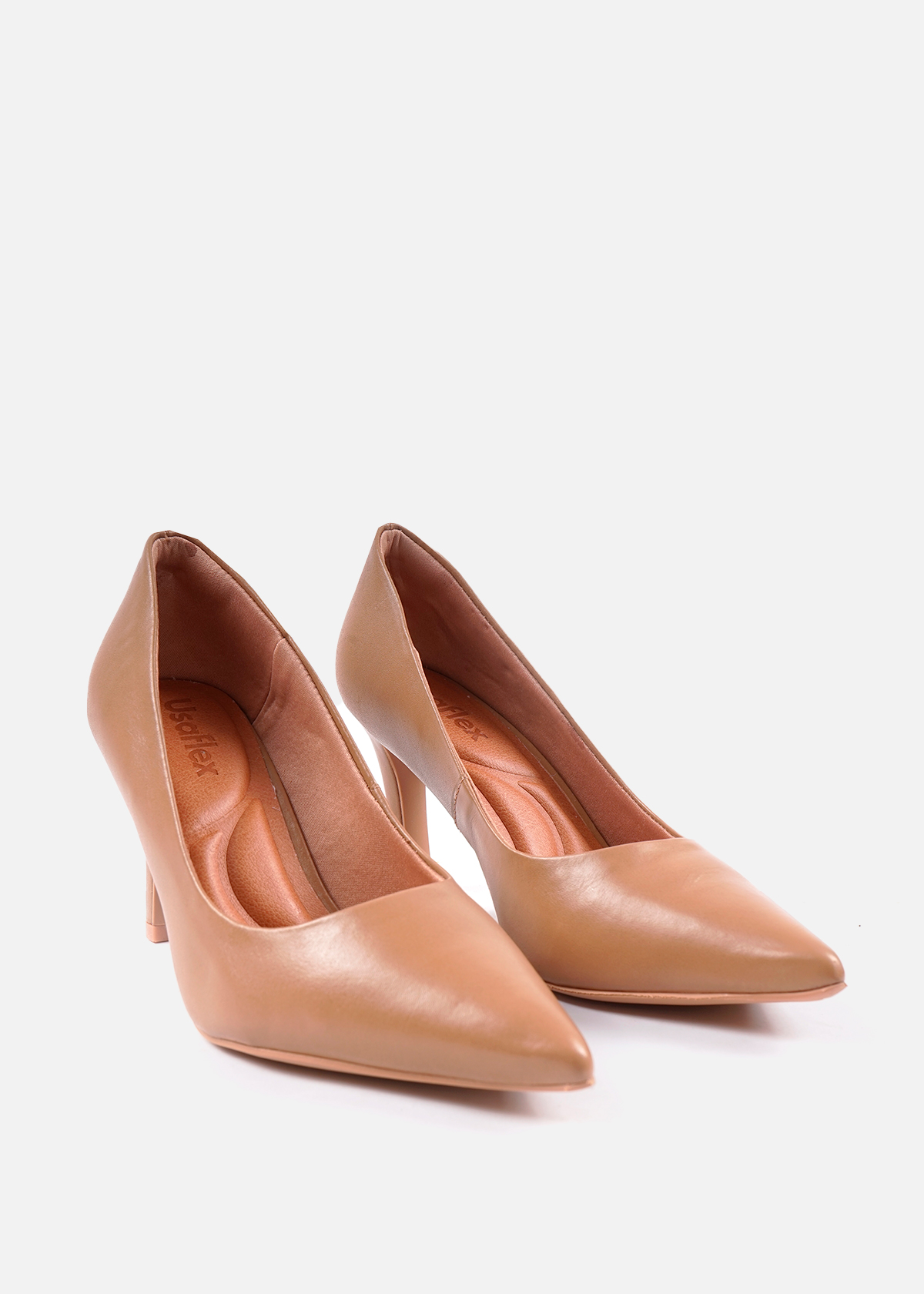 ZAPATOS CASUALES MUJER USAFLEX CUERO CAMEL SCARPIN USA AD0601031 - 2