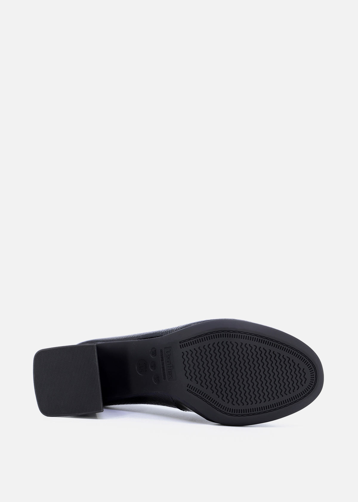 ZAPATOS CASUALES MUJER USAFLEX CUERO NEGRO SCARPIN USA AJ0502001 - 4