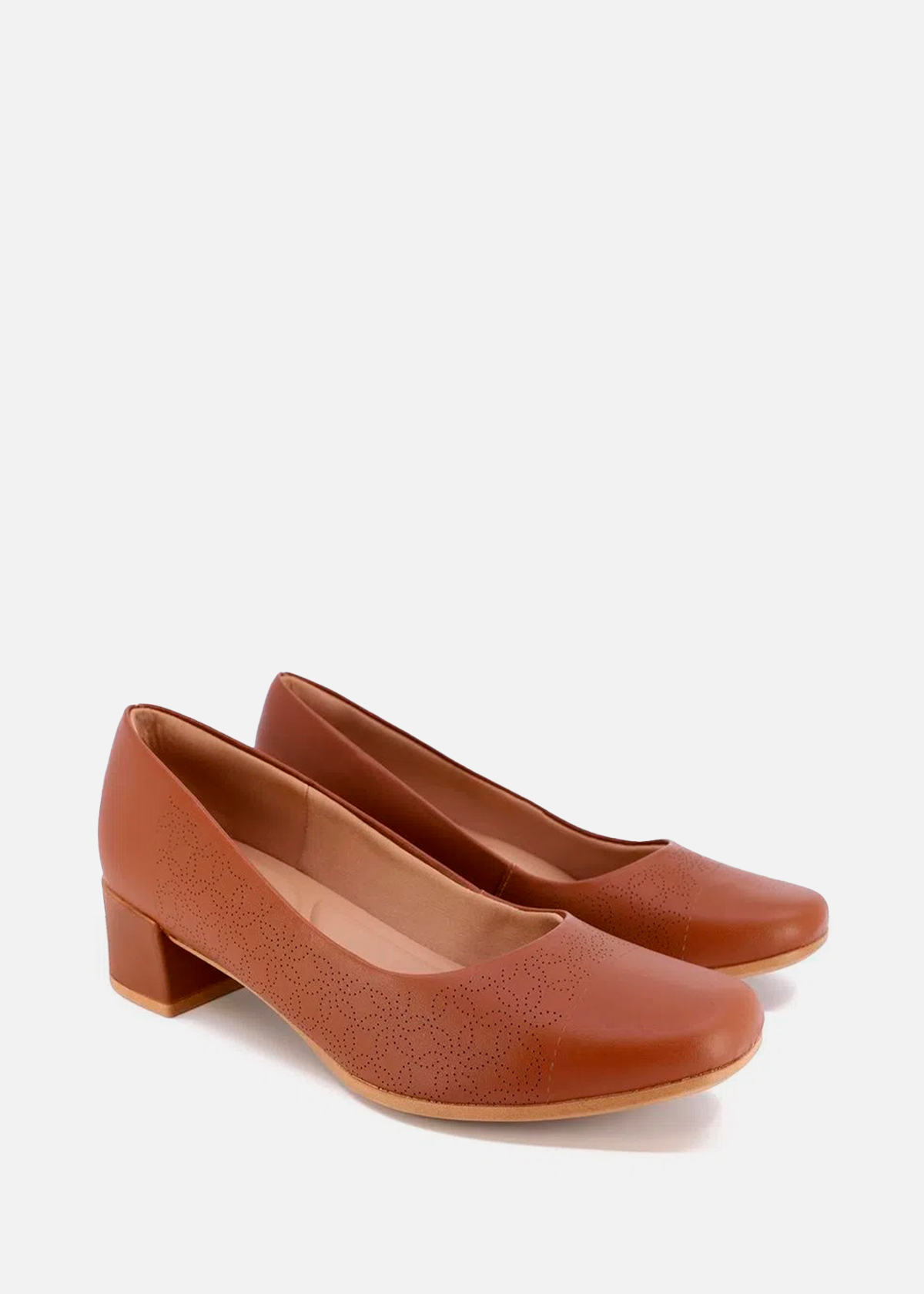 ZAPATOS CASUALES MUJER USAFLEX CUERO CANELA SCARPIN USA AJ0106004 - 2