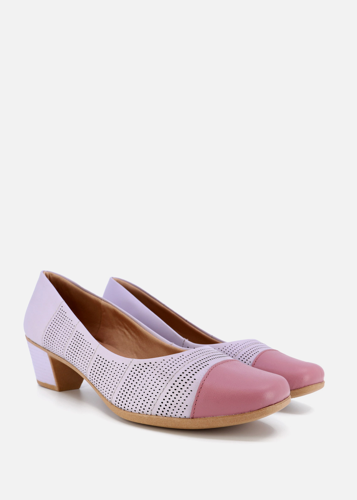 ZAPATOS CASUALES MUJER USAFLEX CUERO LILA SCARPIN USA AC3217006 - 2