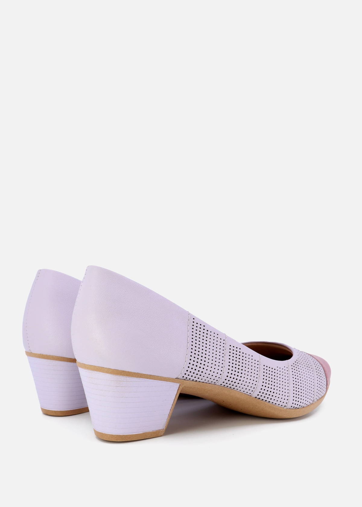 ZAPATOS CASUALES MUJER USAFLEX CUERO LILA SCARPIN USA AC3217006 - 3