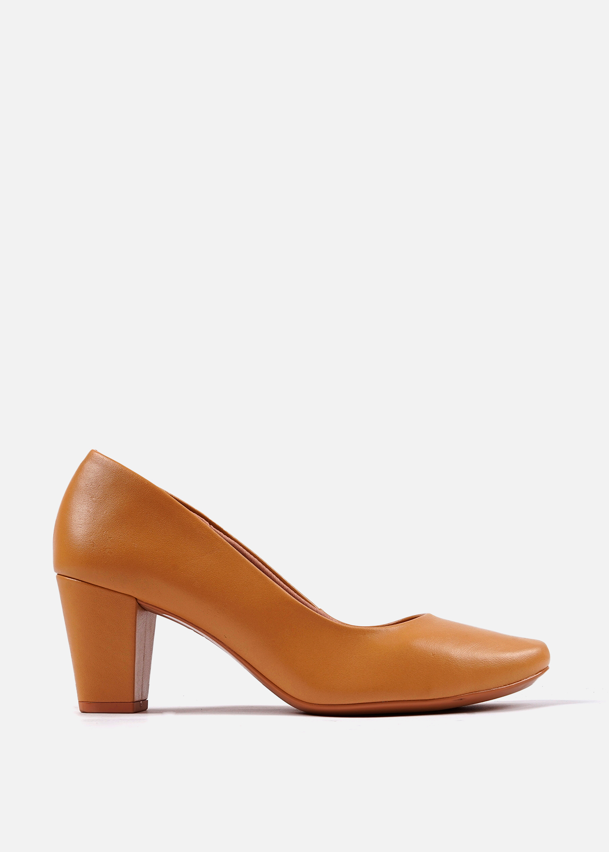 ZAPATOS CASUALES MUJER USAFLEX CUERO ALMENDRA SCARPIN USA AE1901024 - 1