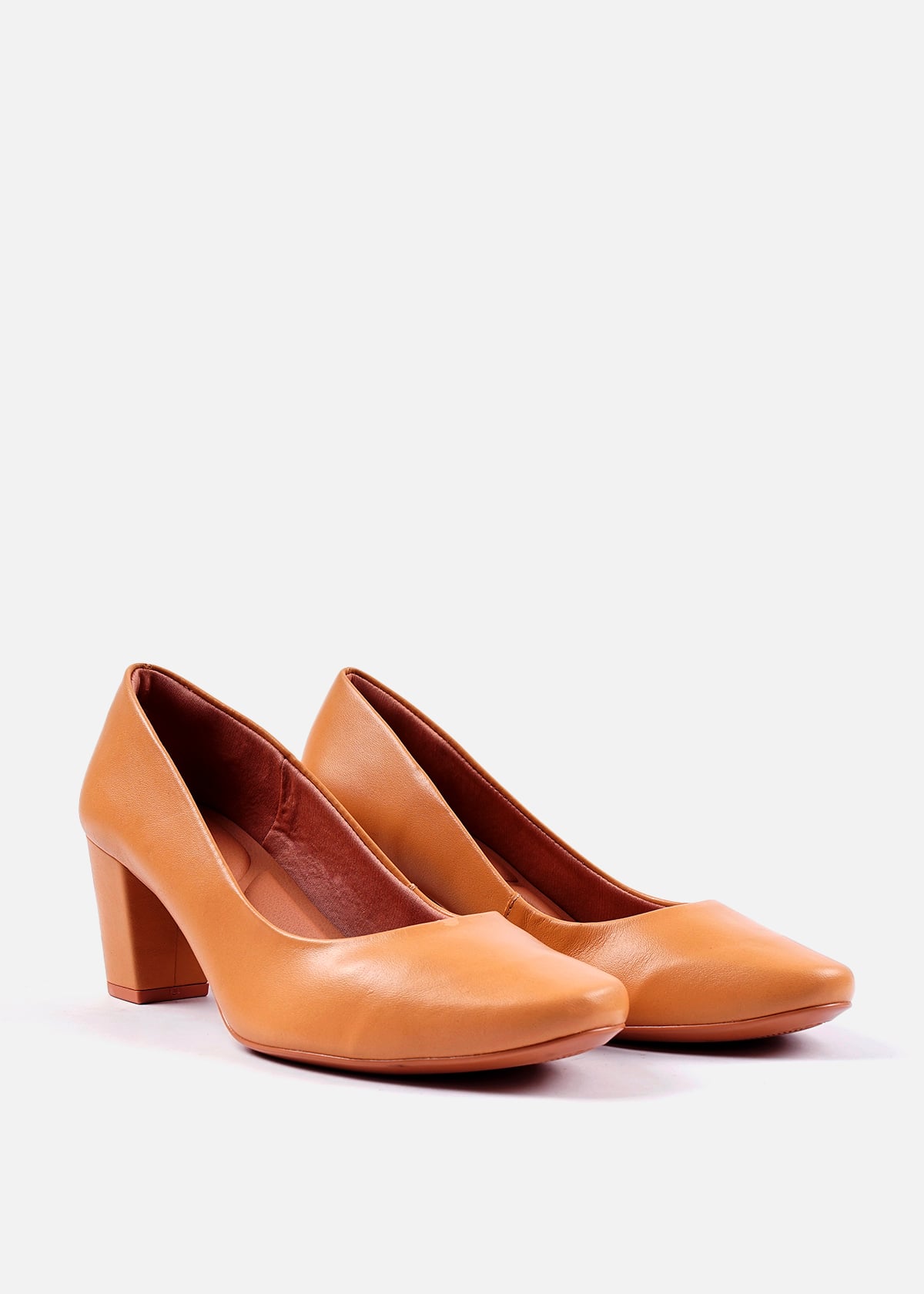 ZAPATOS CASUALES MUJER USAFLEX CUERO ALMENDRA SCARPIN USA AE1901024 - 2