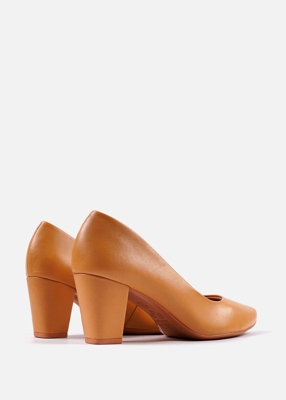 ZAPATOS CASUALES MUJER USAFLEX CUERO ALMENDRA SCARPIN USA AE1901024 - 3