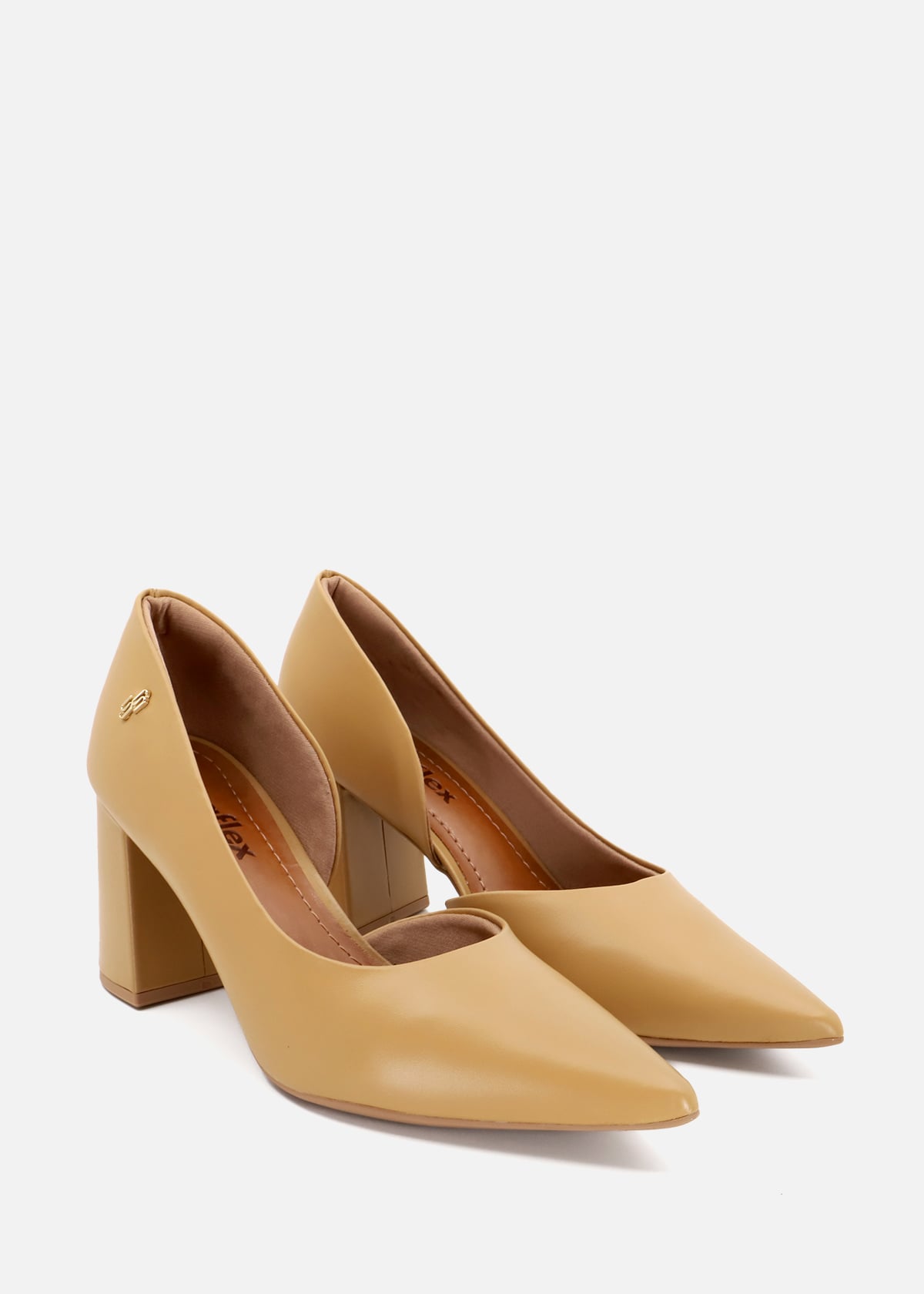 ZAPATOS CASUALES MUJER USAFLEX CUERO ALMENDRA SCARPIN USA AH0508005 - 2