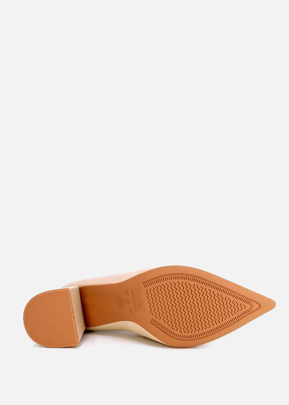 ZAPATOS CASUALES MUJER USAFLEX CUERO VAINILLA SCARPIN USA AH0511003 - 4
