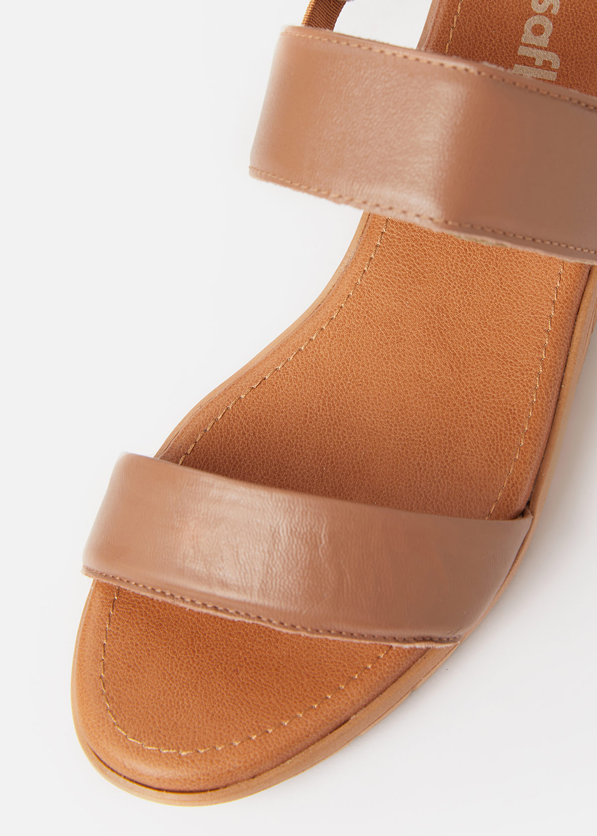 SANDALIAS MUJER USAFLEX CUERO CAMEL PLATAFORMA CON FLEX CLOSE LO USA AE0509CAM - 4