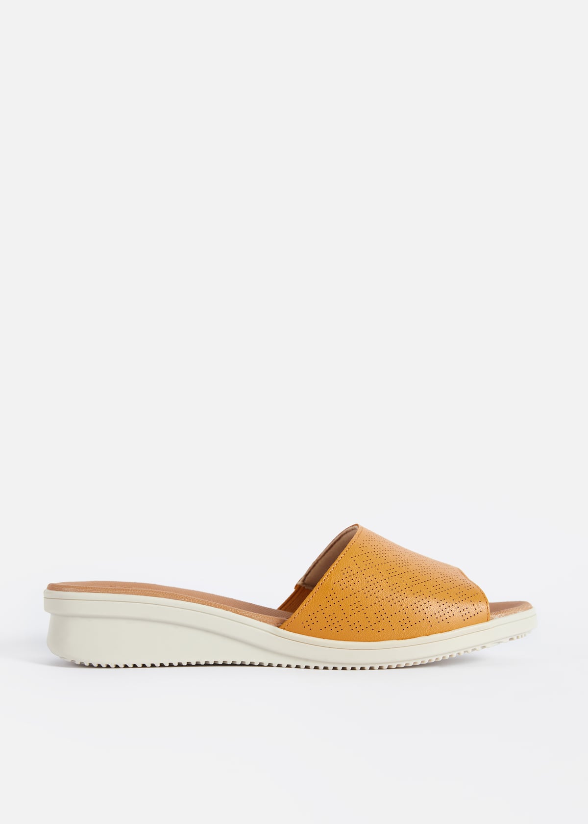 SANDALIAS MUJER USAFLEX CUERO NARANJA VERANO SUECO USA AE2010NAR - 1