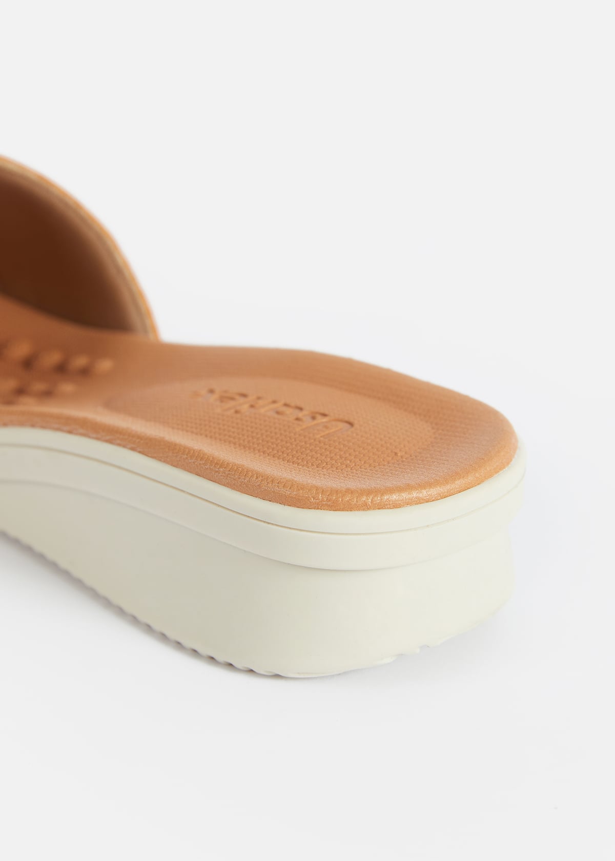 SANDALIAS MUJER USAFLEX CUERO NARANJA VERANO SUECO USA AE2010NAR - 3