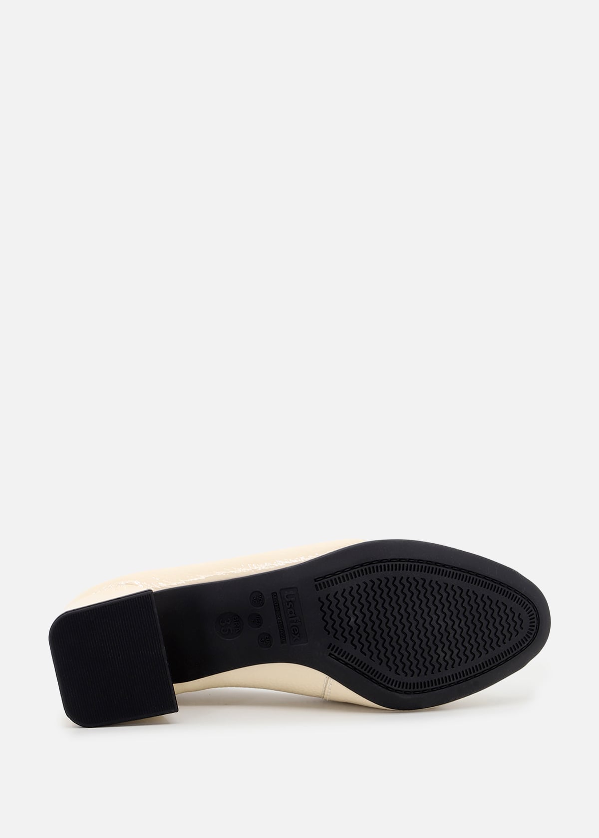 ZAPATOS CASUALES MUJER USAFLEX CUERO VAINILLA PUNTA ABIERTA USA AG1613001 - 4