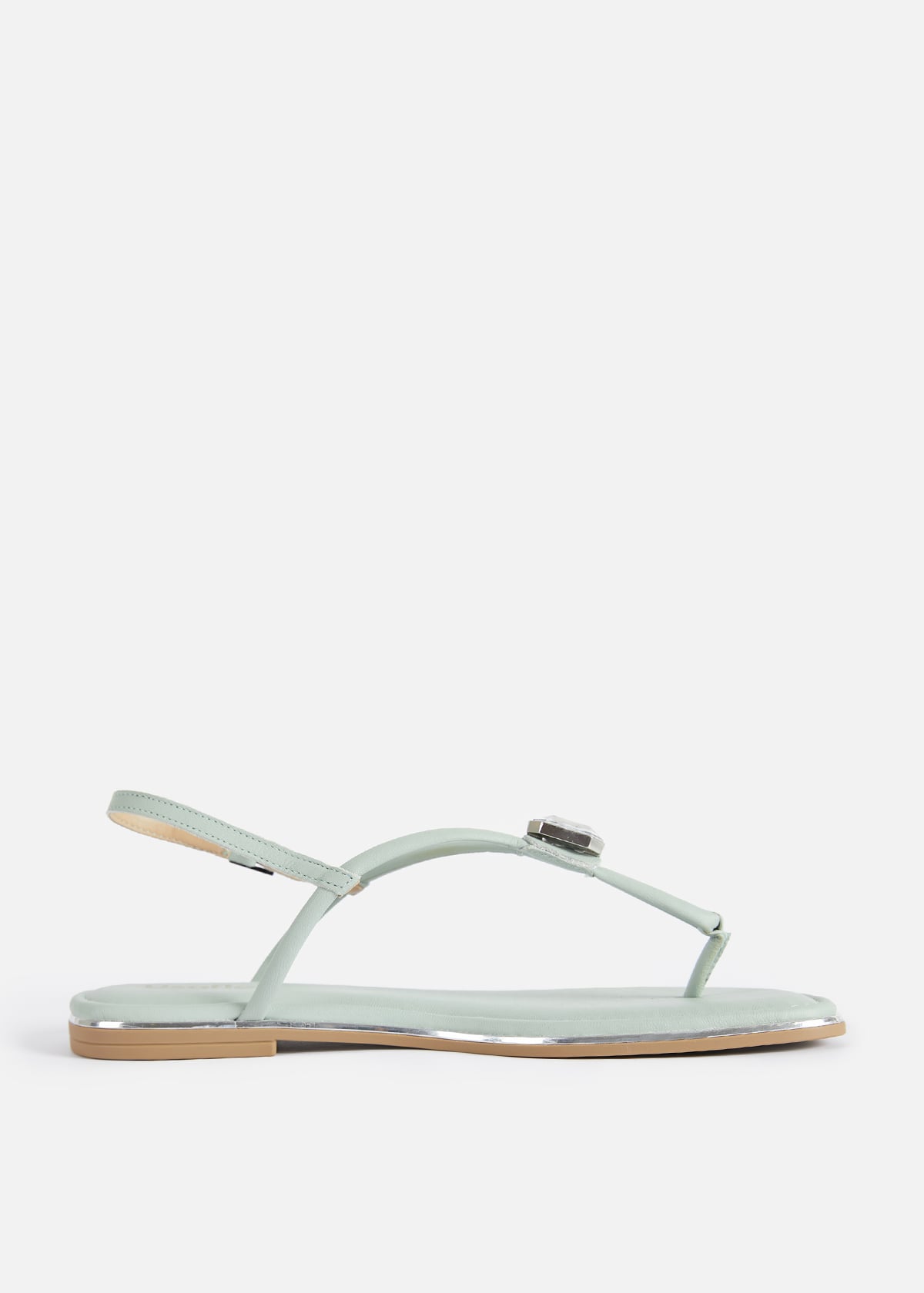 SANDALIAS MUJER USAFLEX CUERO VERDE VERANO TIRAS USA AE5805VER - 1
