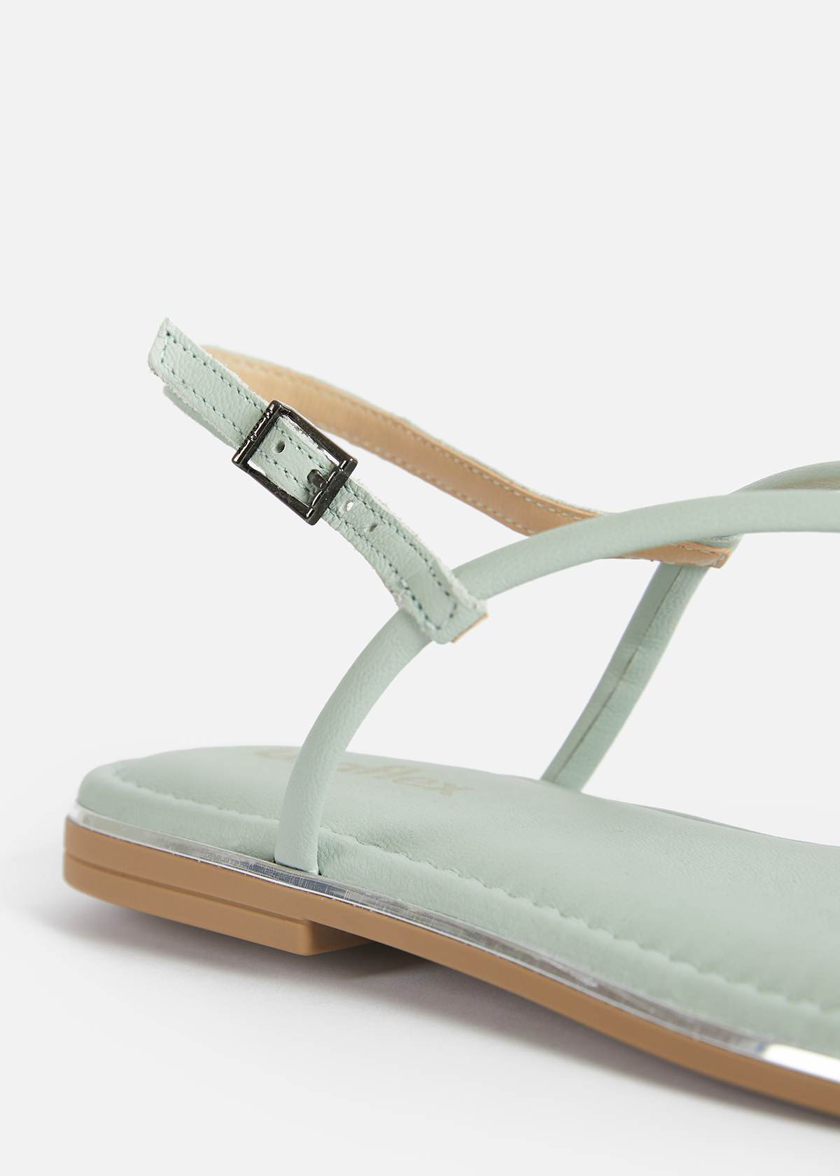SANDALIAS MUJER USAFLEX CUERO VERDE VERANO TIRAS USA AE5805VER - 2
