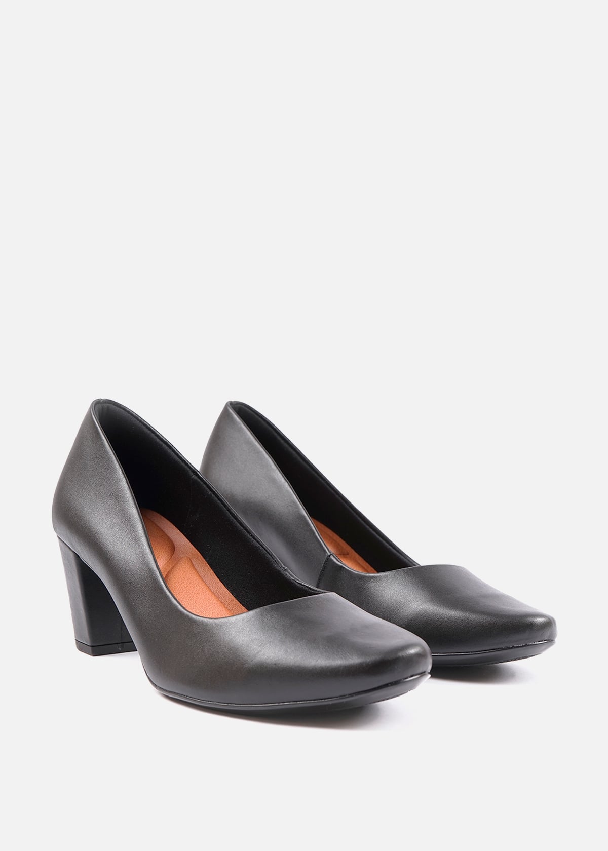 ZAPATOS CASUALES MUJER USAFLEX CUERO NEGRO SCARPIN USA AE1901003 - 2