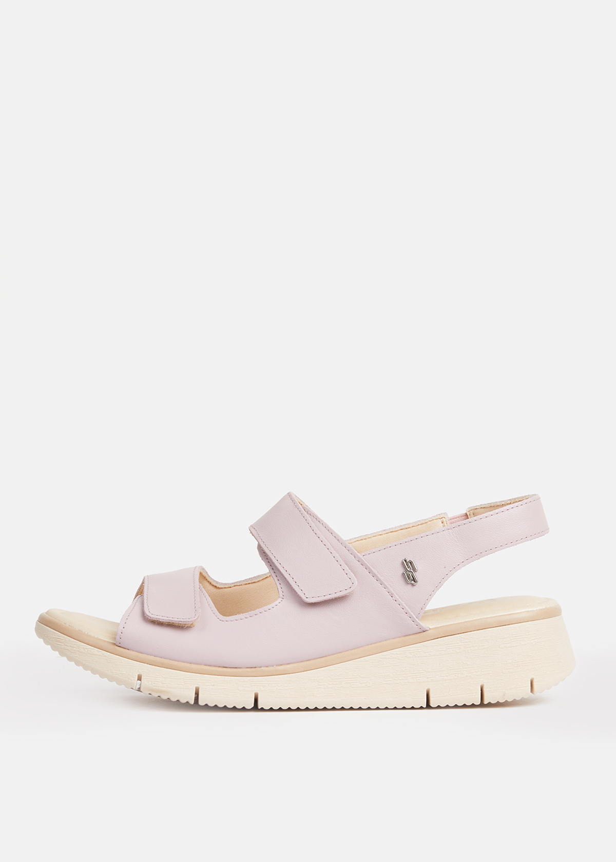 SANDALIAS MUJER USAFLEX CUERO LAVANDA TACÓN PLATAFORMA CON CIERRE FLEXIBLE USA AD1908LAV - 3
