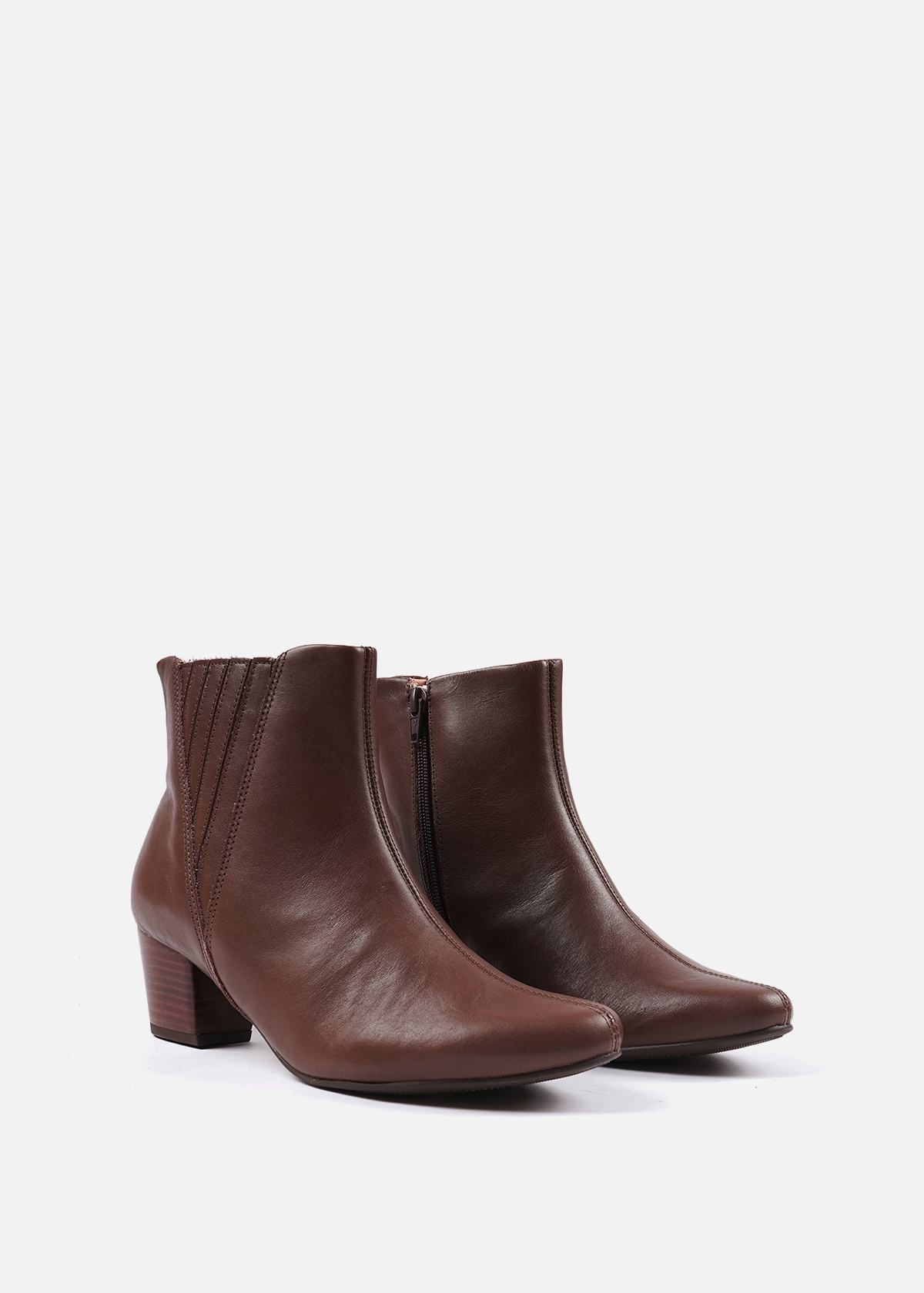 BOTAS MUJER USAFLEX CUERO MARRÓN Q6688003CHO USA - 2