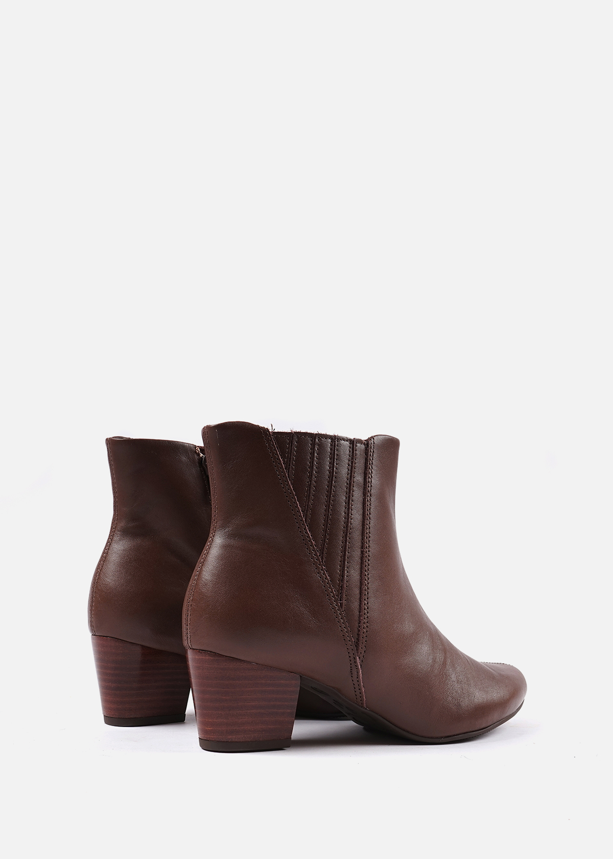 BOTAS MUJER USAFLEX CUERO MARRÓN Q6688003CHO USA - 3