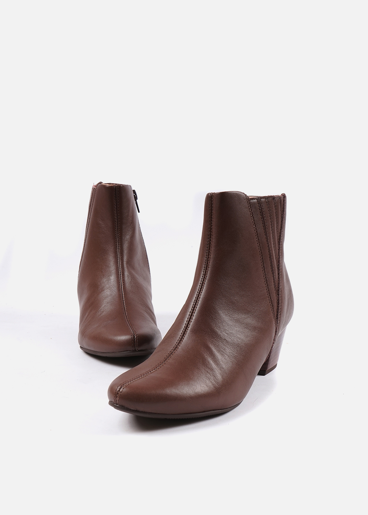 BOTAS MUJER USAFLEX CUERO MARRÓN Q6688003CHO USA - 4