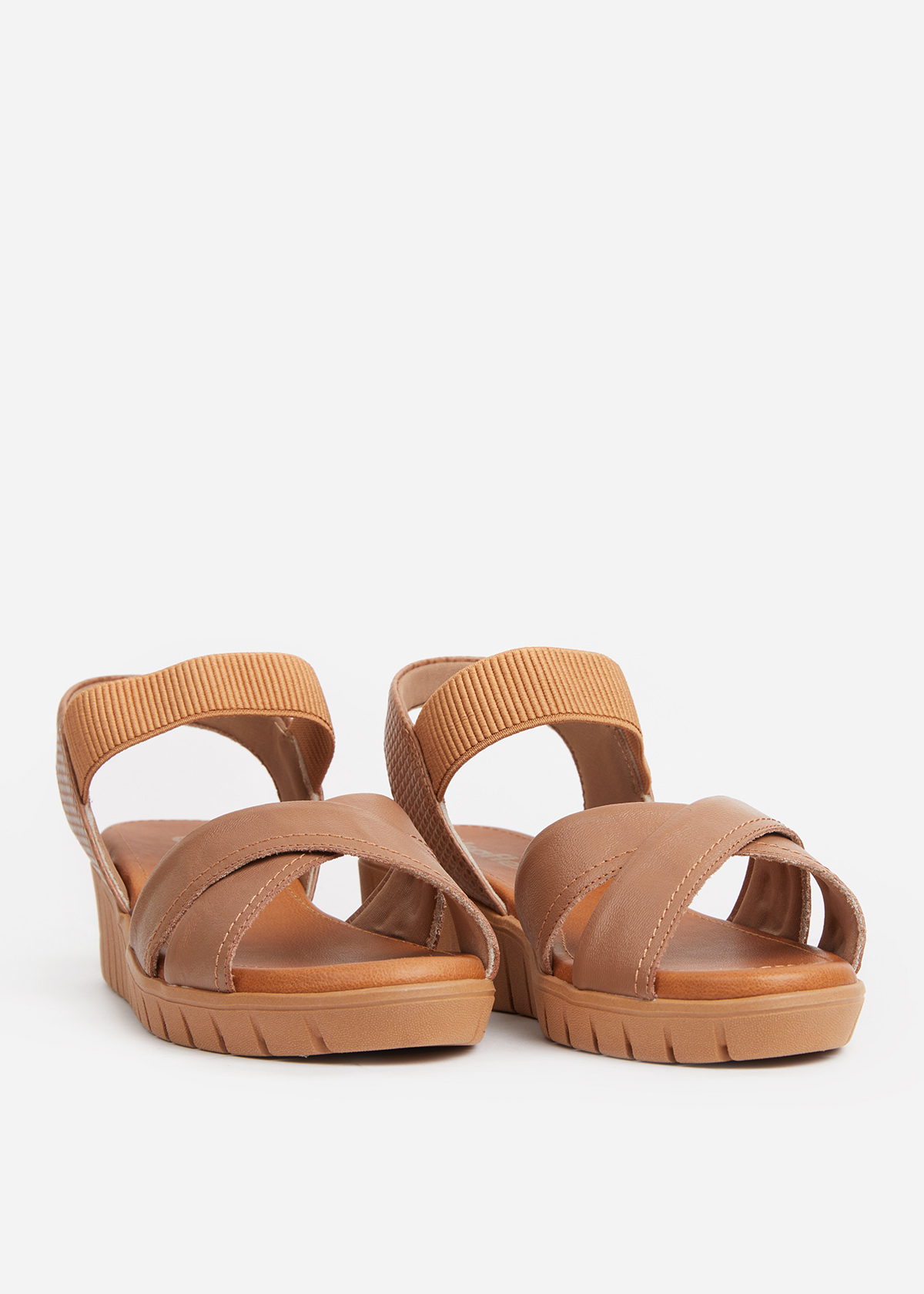 SANDALIAS MUJER USAFLEX CUERO CAMEL PLATAFORMA LO USA AE0510CAM - 2