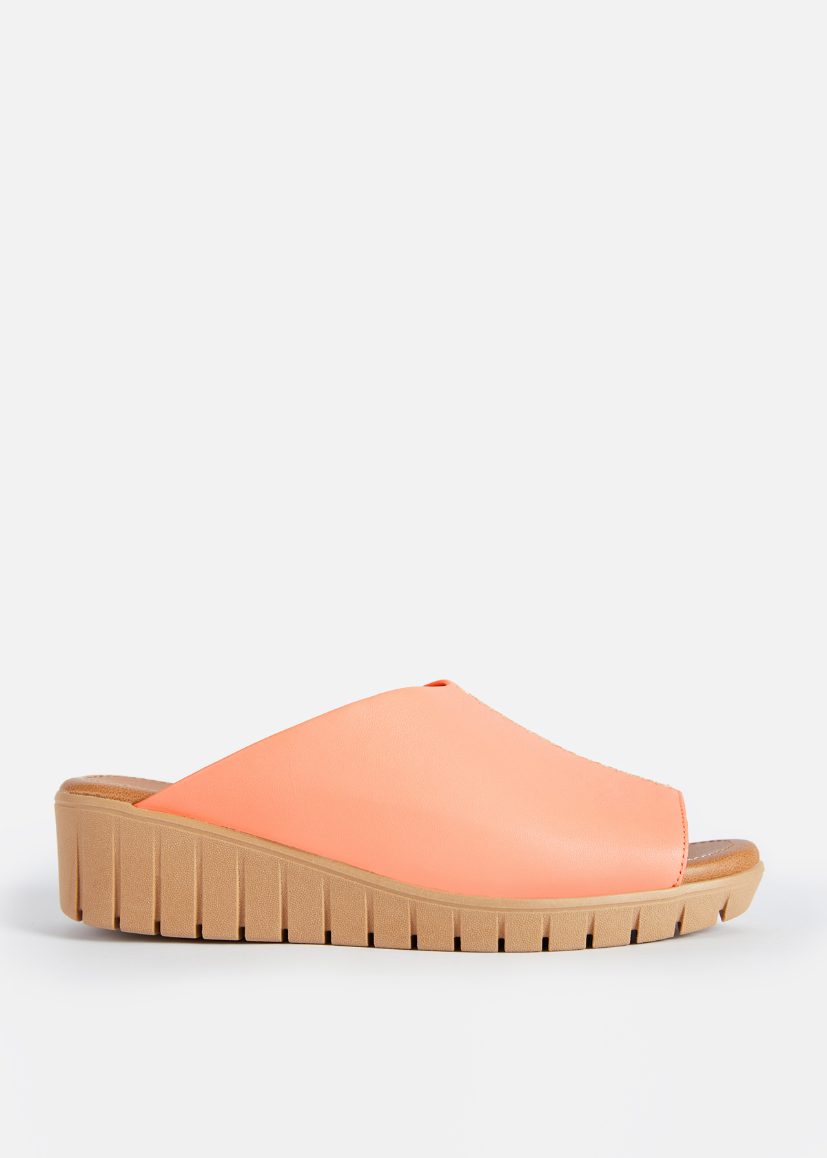 SANDALIAS MUJER USAFLEX CUERO DURAZNO VERANO SUECO PLATAFORMA USA AE0504DUR - 1