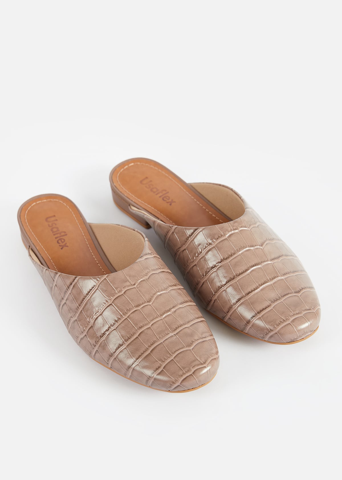SANDALIAS MUJER USAFLEX CUERO MALVA VERANO SUECO USA AC7713MAL - 2